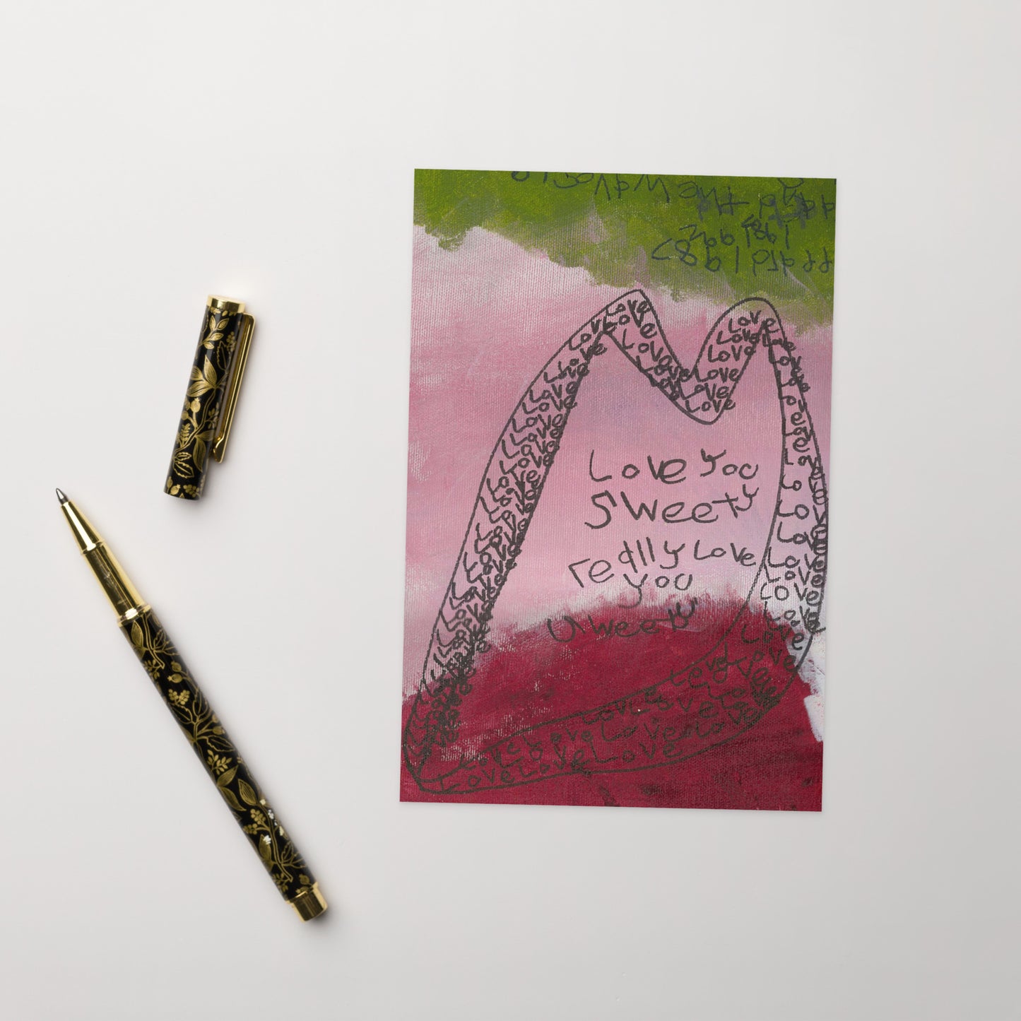 Greeting card - "Love and True Love"