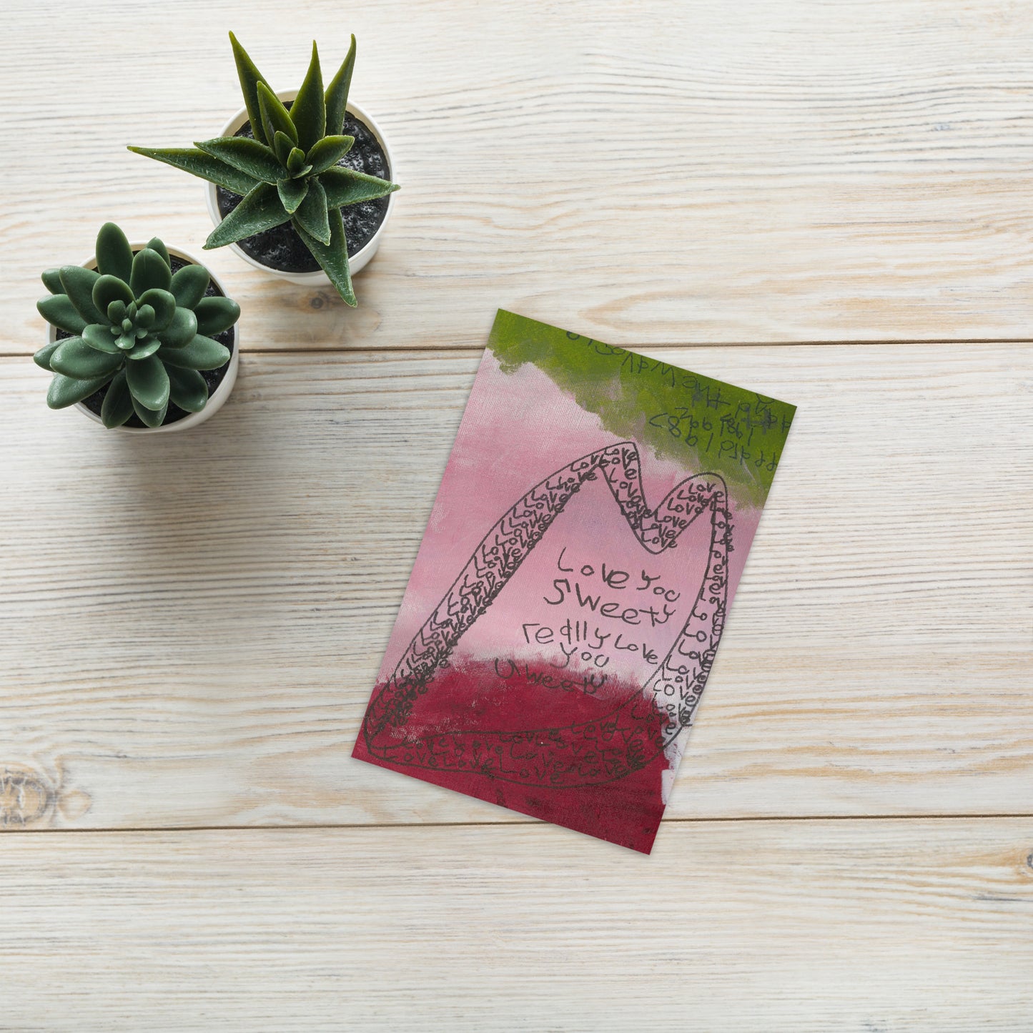 Greeting card - "Love and True Love"