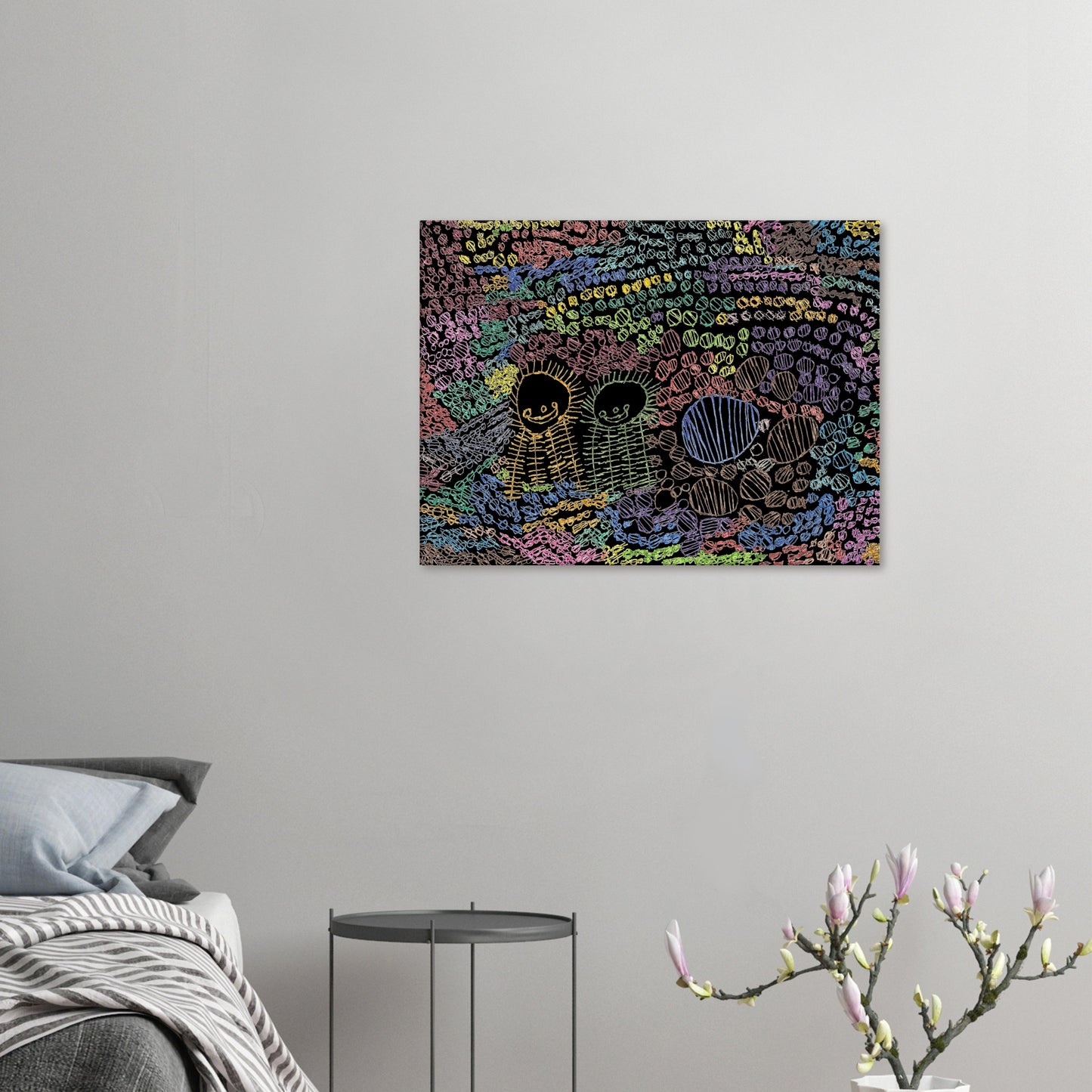 Canvas 24"x32" - "Eating Sushi"