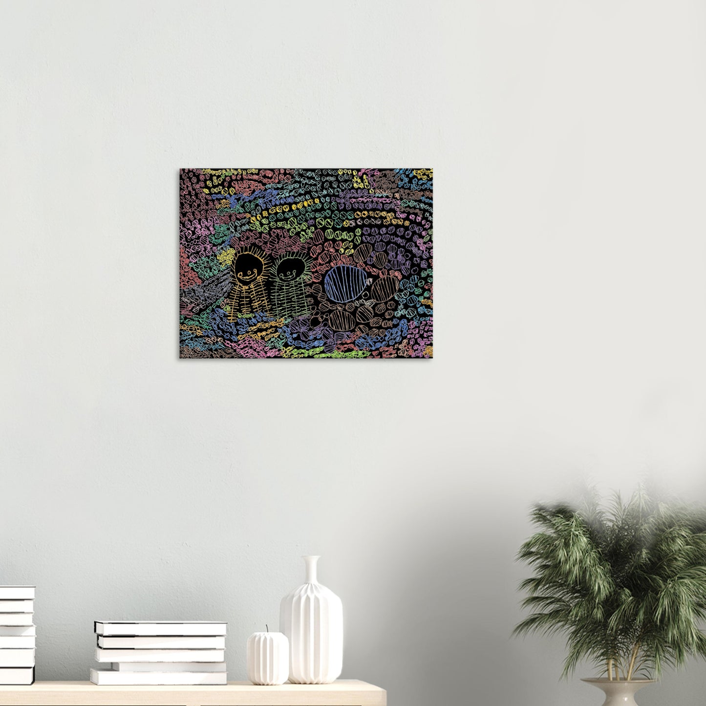 Canvas 18"x24" - "Eating Sushi"