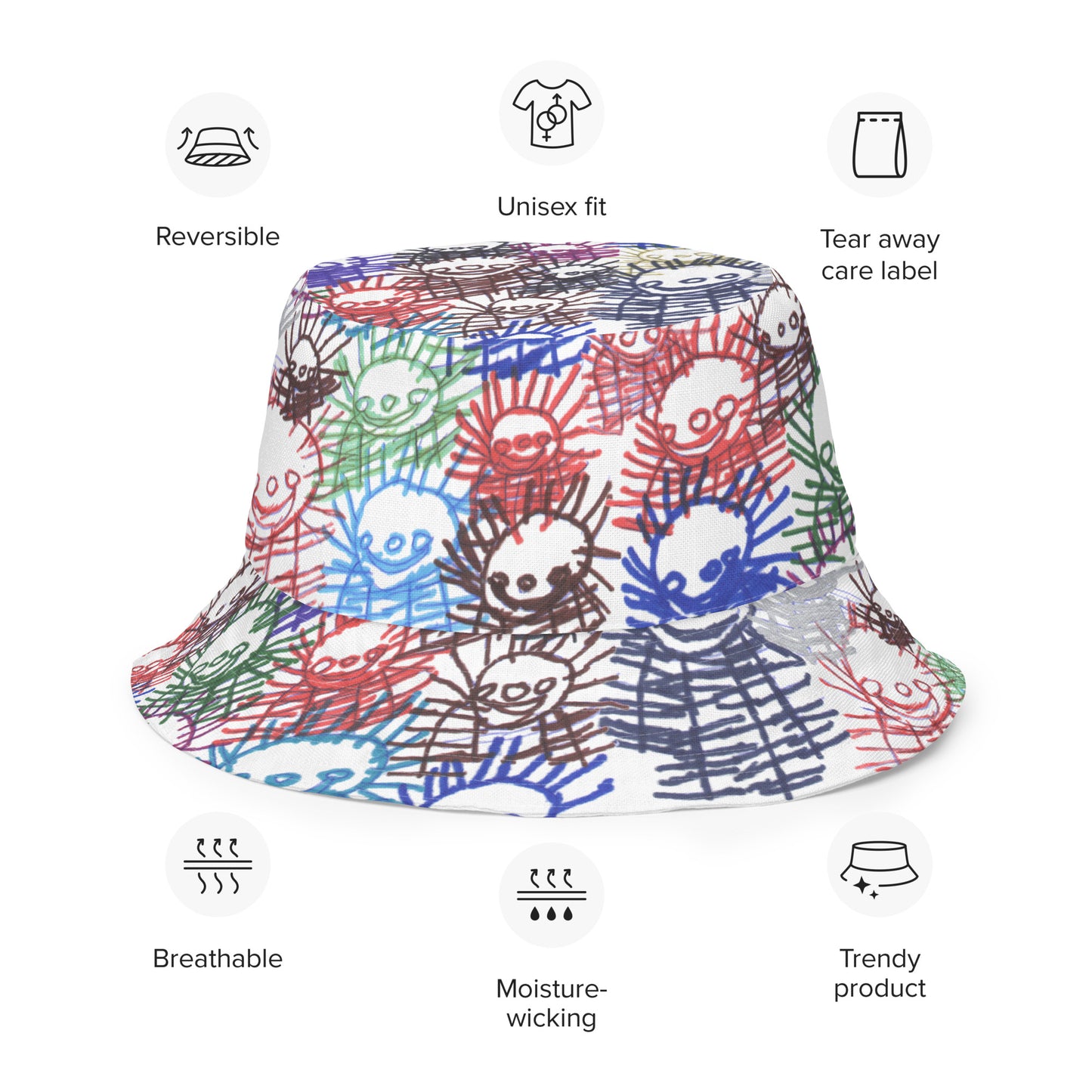 Bucket Hat - "Pretty Flower's 60th Birthday Party"