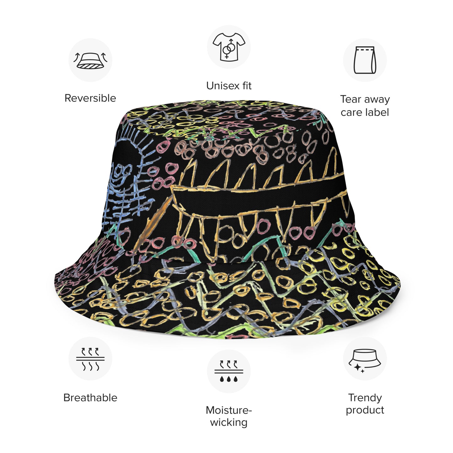 Bucket Hat - "Me and Nala in the Jungle"