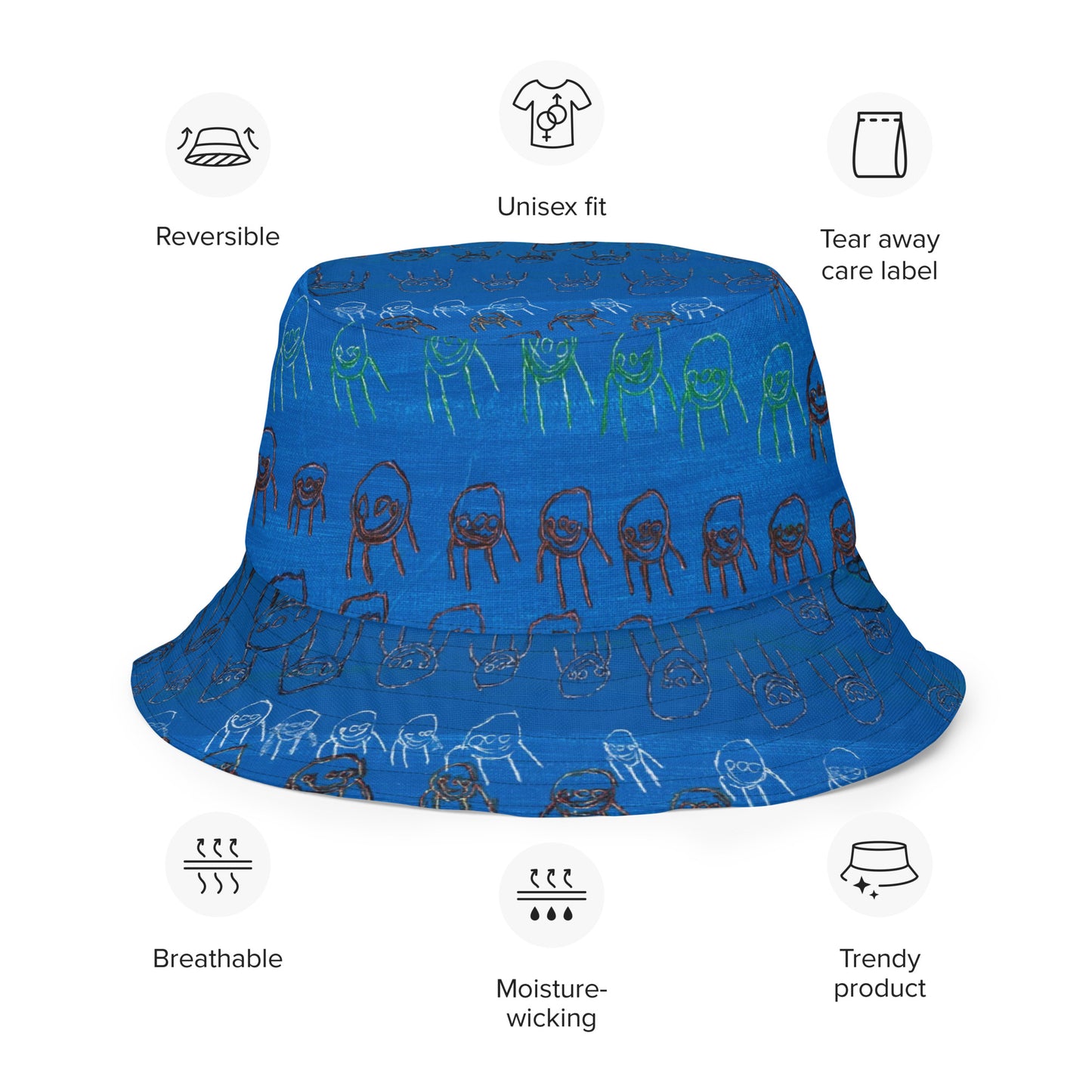 Bucket Hat - "Colourful People"