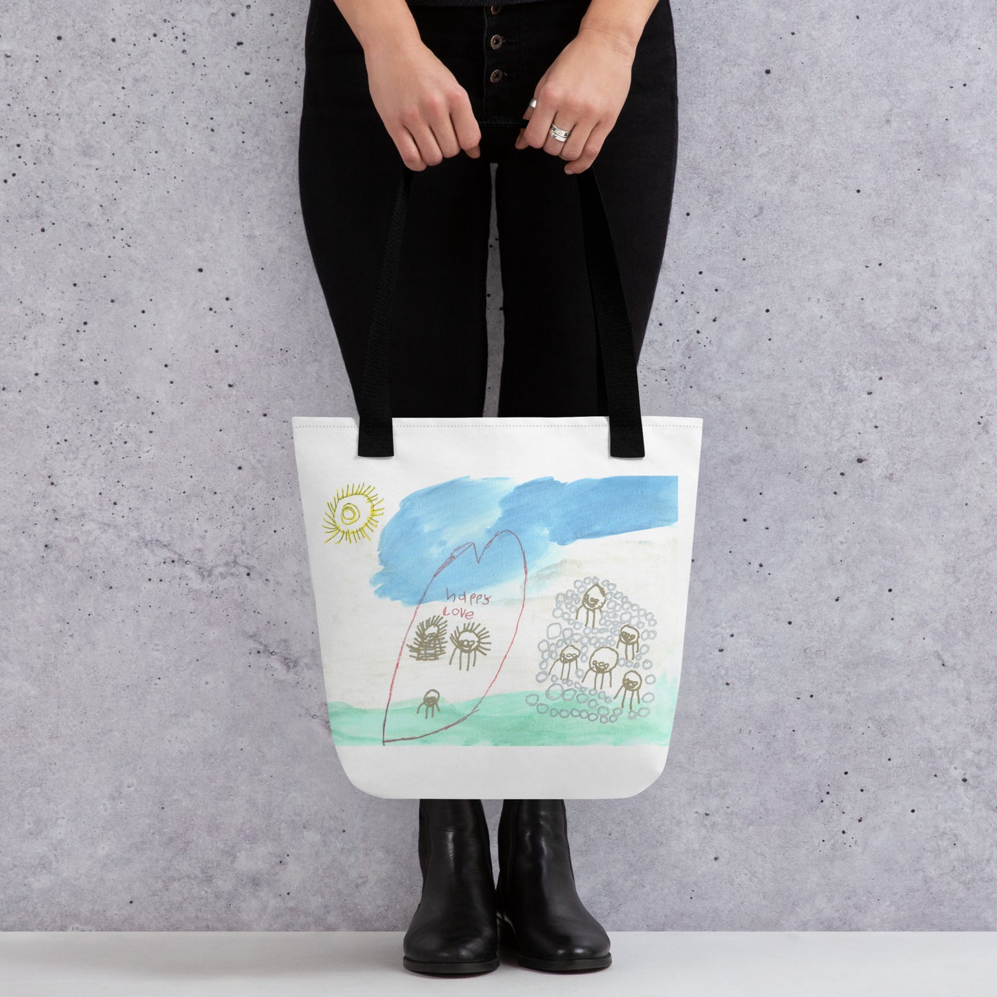Tote bag - "Happy Love" - CDSS Fundraiser