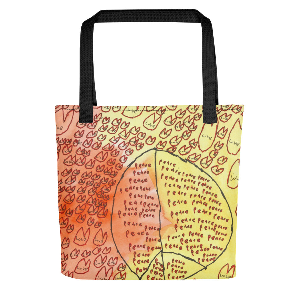 Tote bag - "Peace and Love"