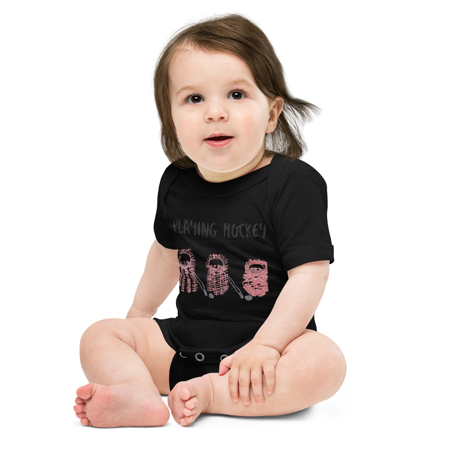 Baby & toddler onesie - "Playing Hockey with the Condors"