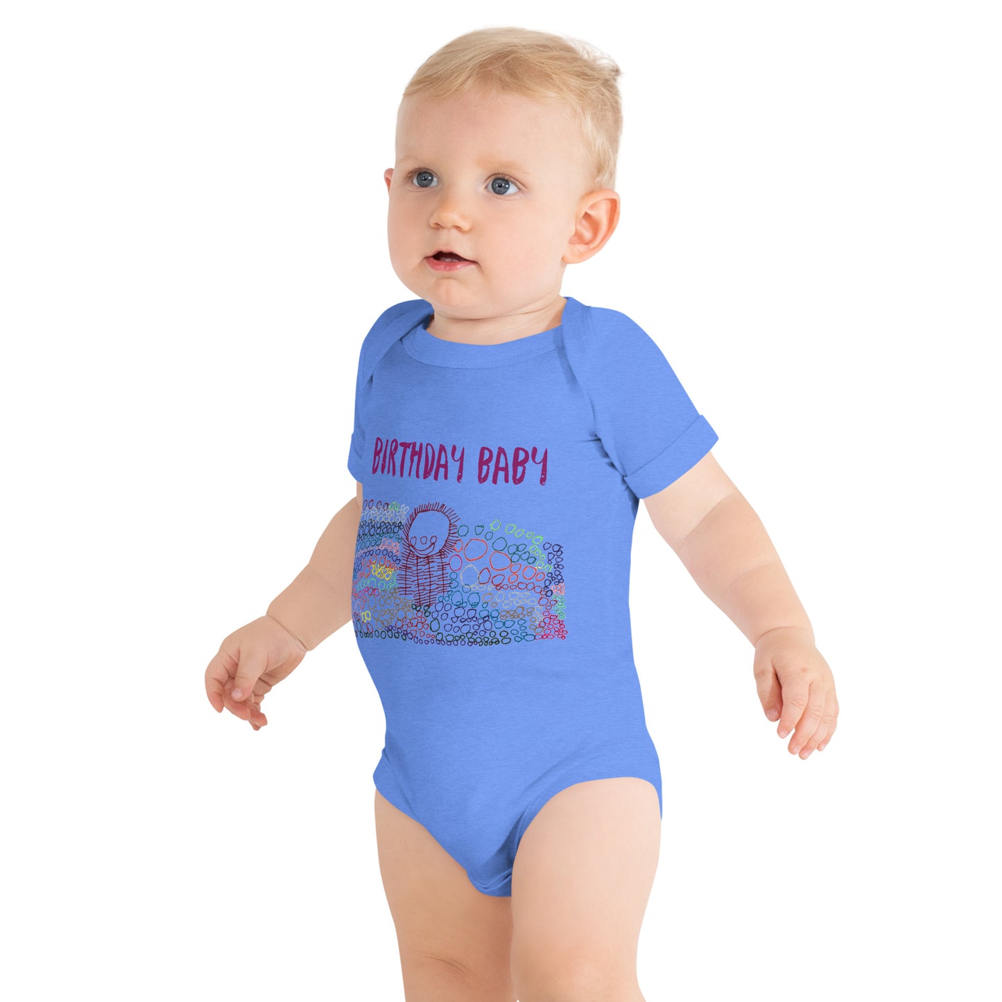 Baby & toddler onesie - "Birthday Balloons"