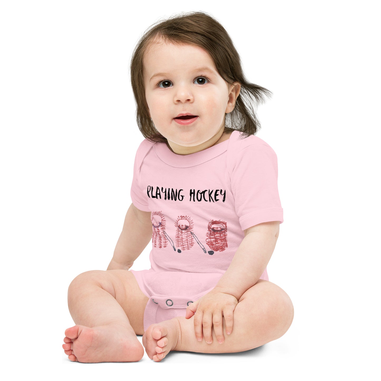 Baby & toddler onesie - "Playing Hockey with the Condors"