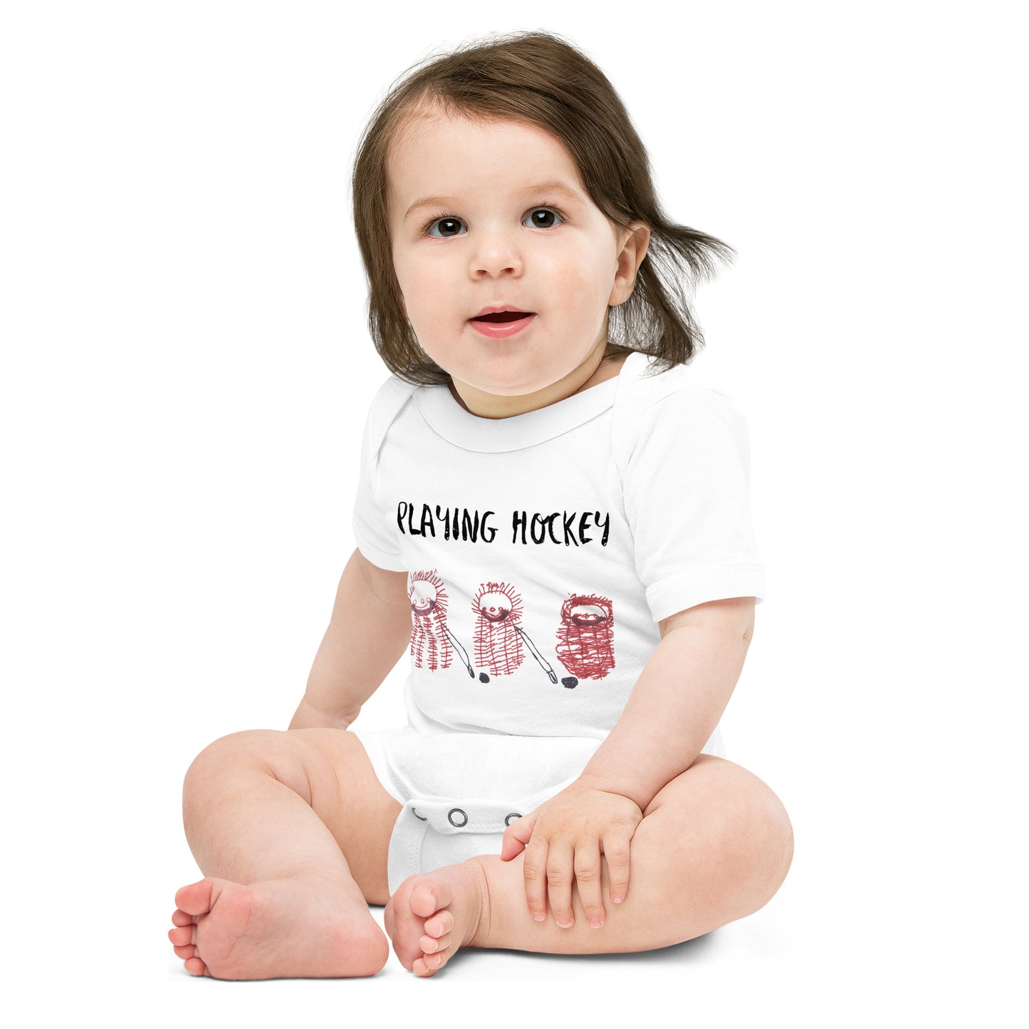 Baby & toddler onesie - "Playing Hockey with the Condors"
