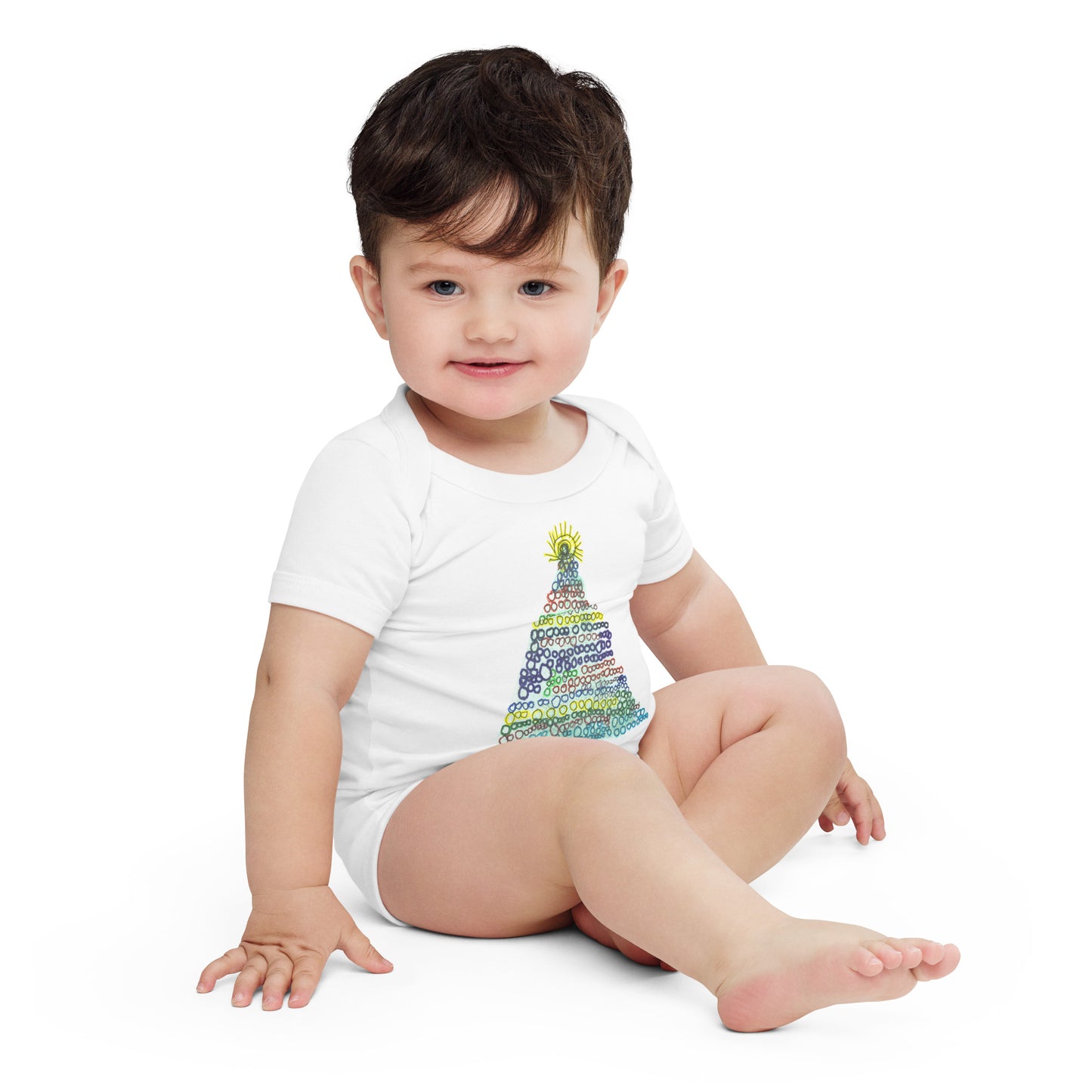 Baby & toddler onesie - "My Christmas Tree"