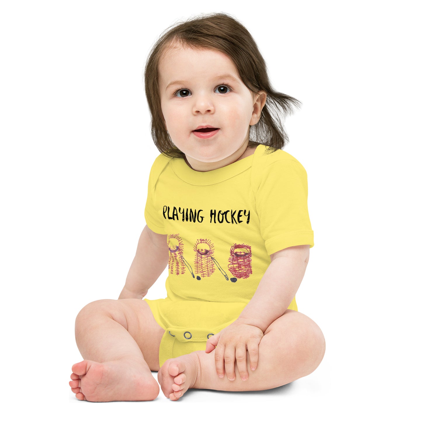 Baby & toddler onesie - "Playing Hockey with the Condors"