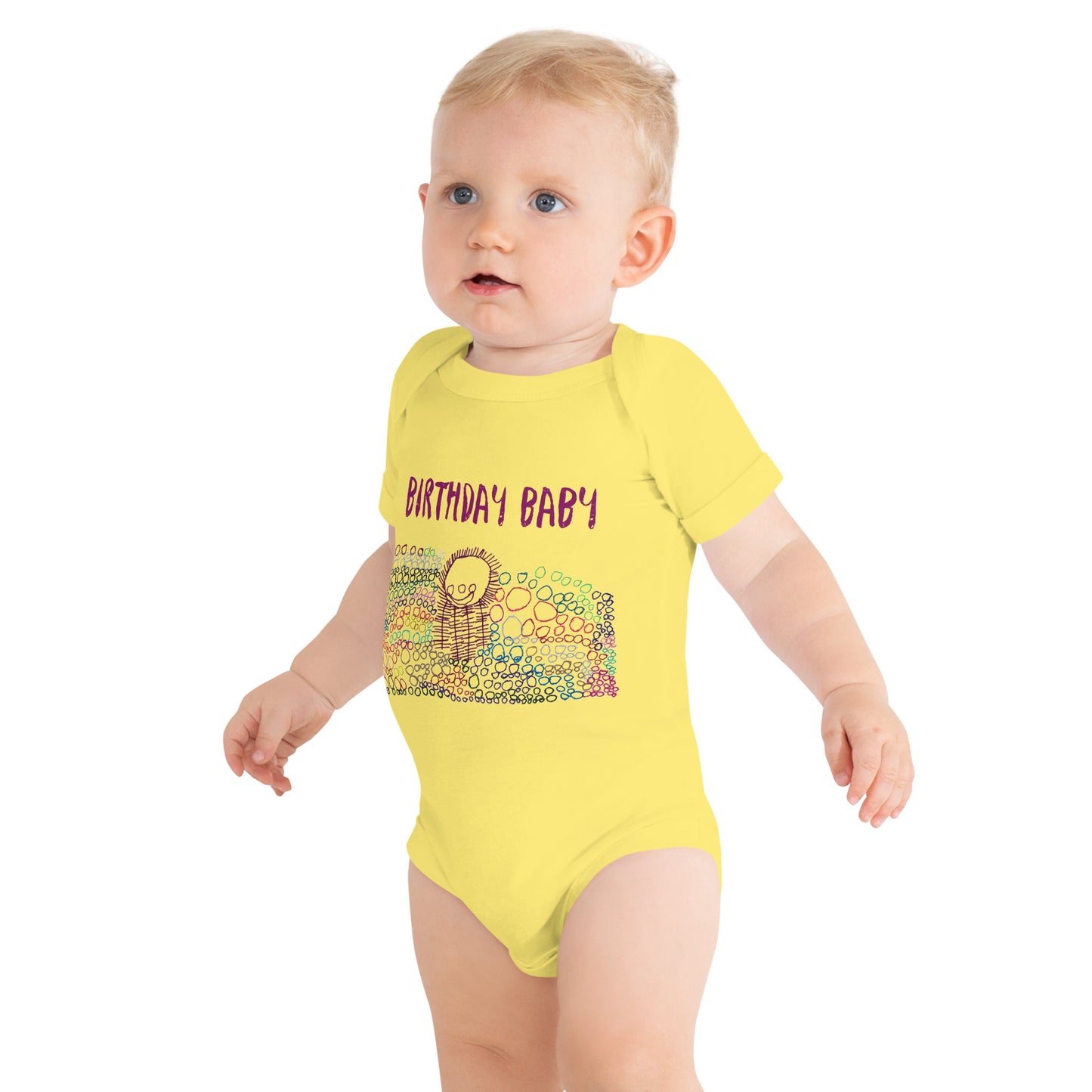 Baby & toddler onesie - "Birthday Balloons"