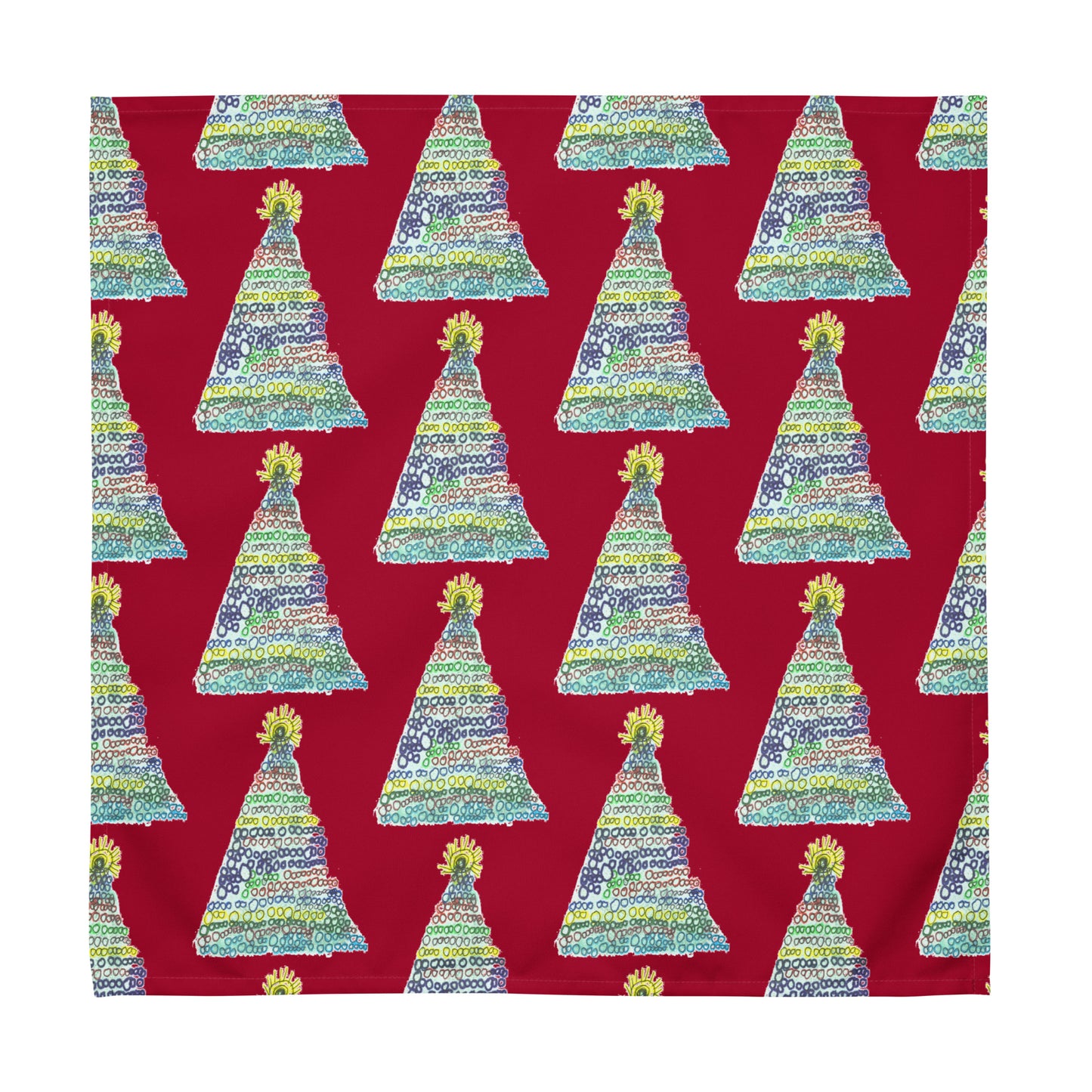 Cloth Napkin Set of 4 - "My Christmas Tree"