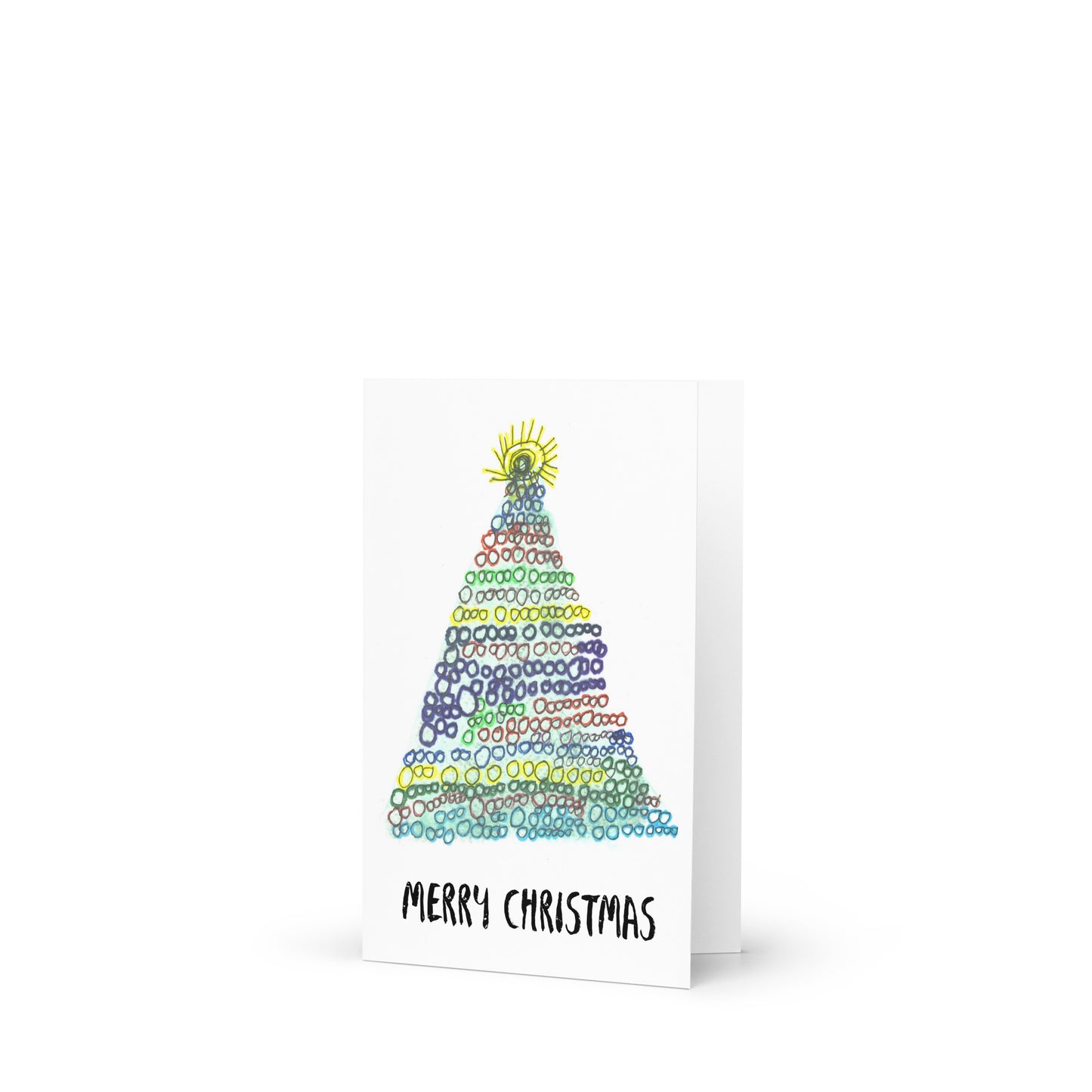 Greeting card - "My Christmas Tree"