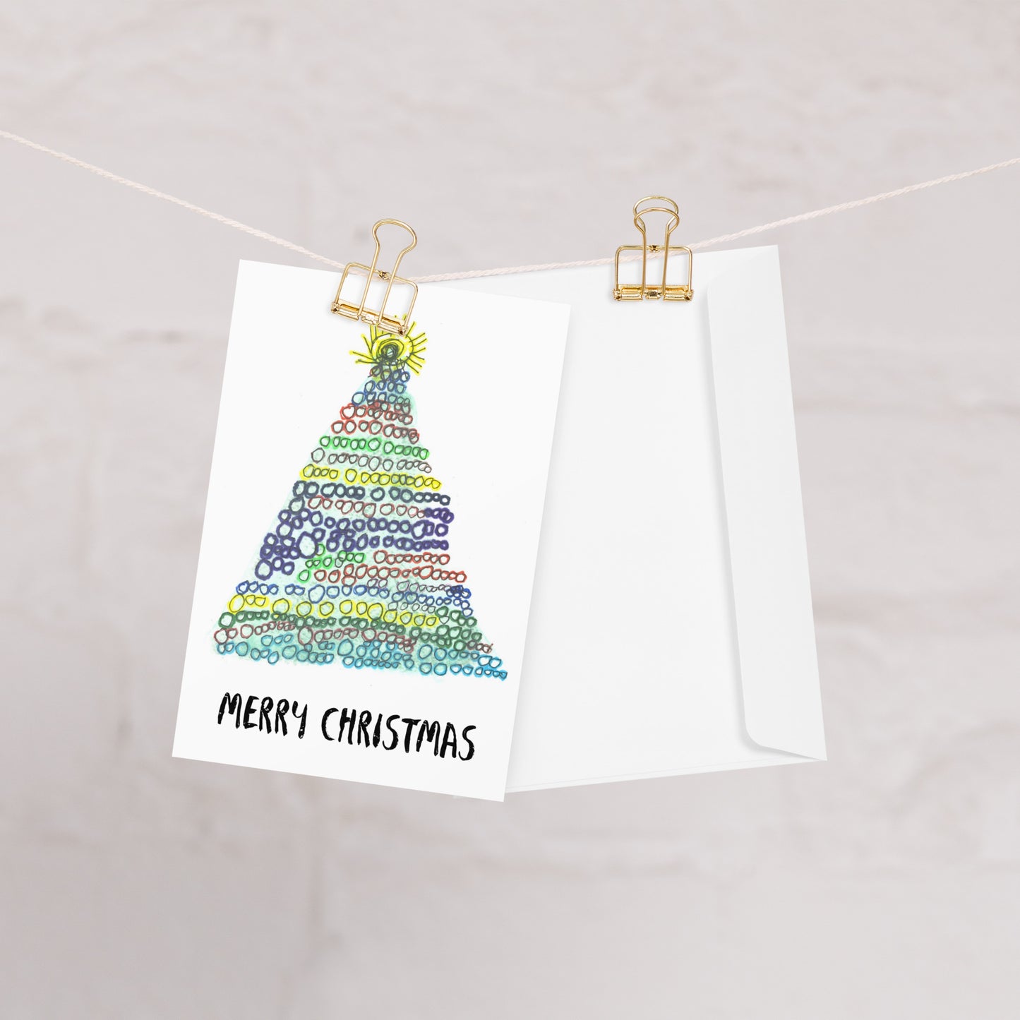 Greeting card - "My Christmas Tree"