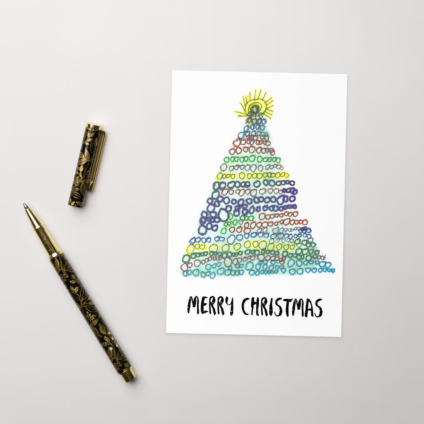 Greeting card - "My Christmas Tree"