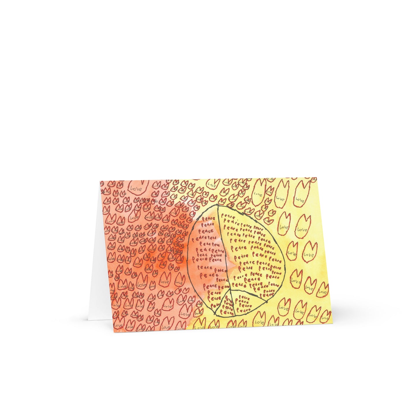 Greeting card - "Peace and Love"