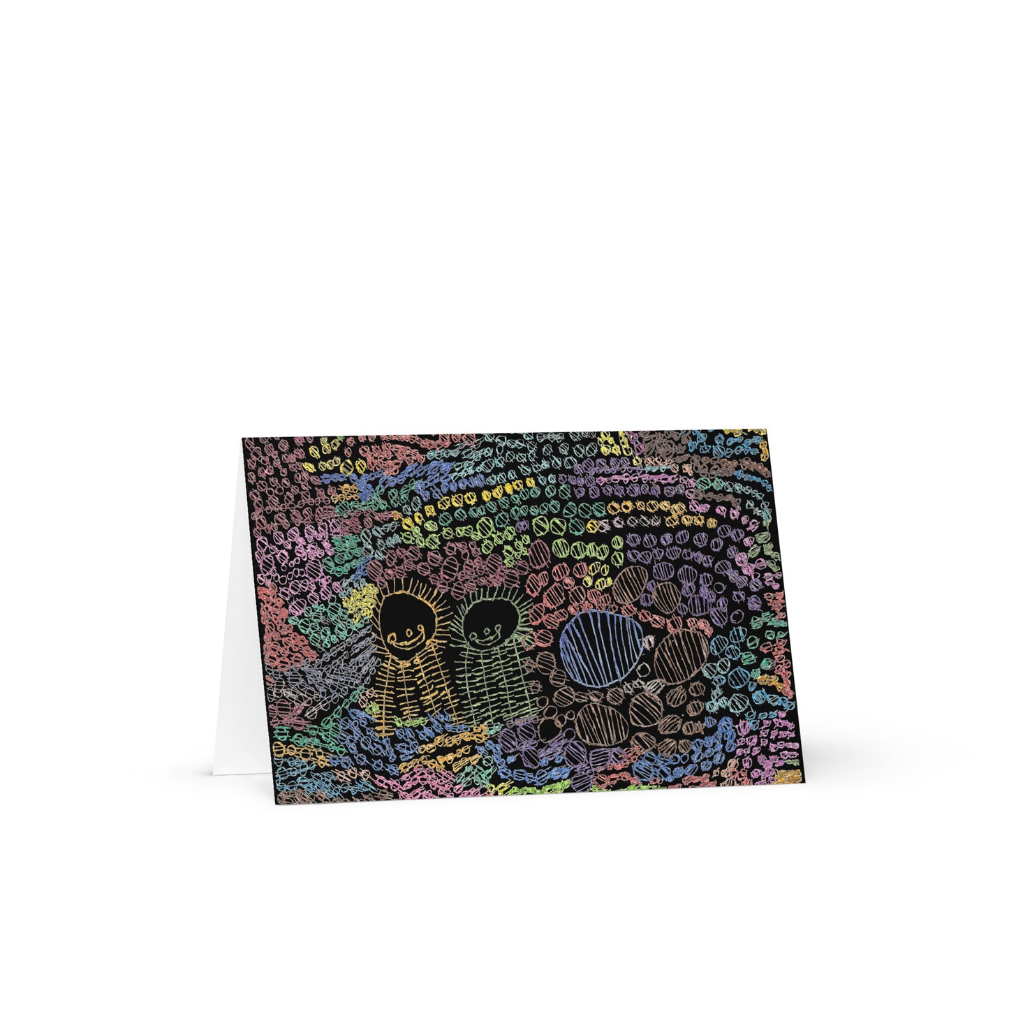 Greeting card - "Eating Sushi"