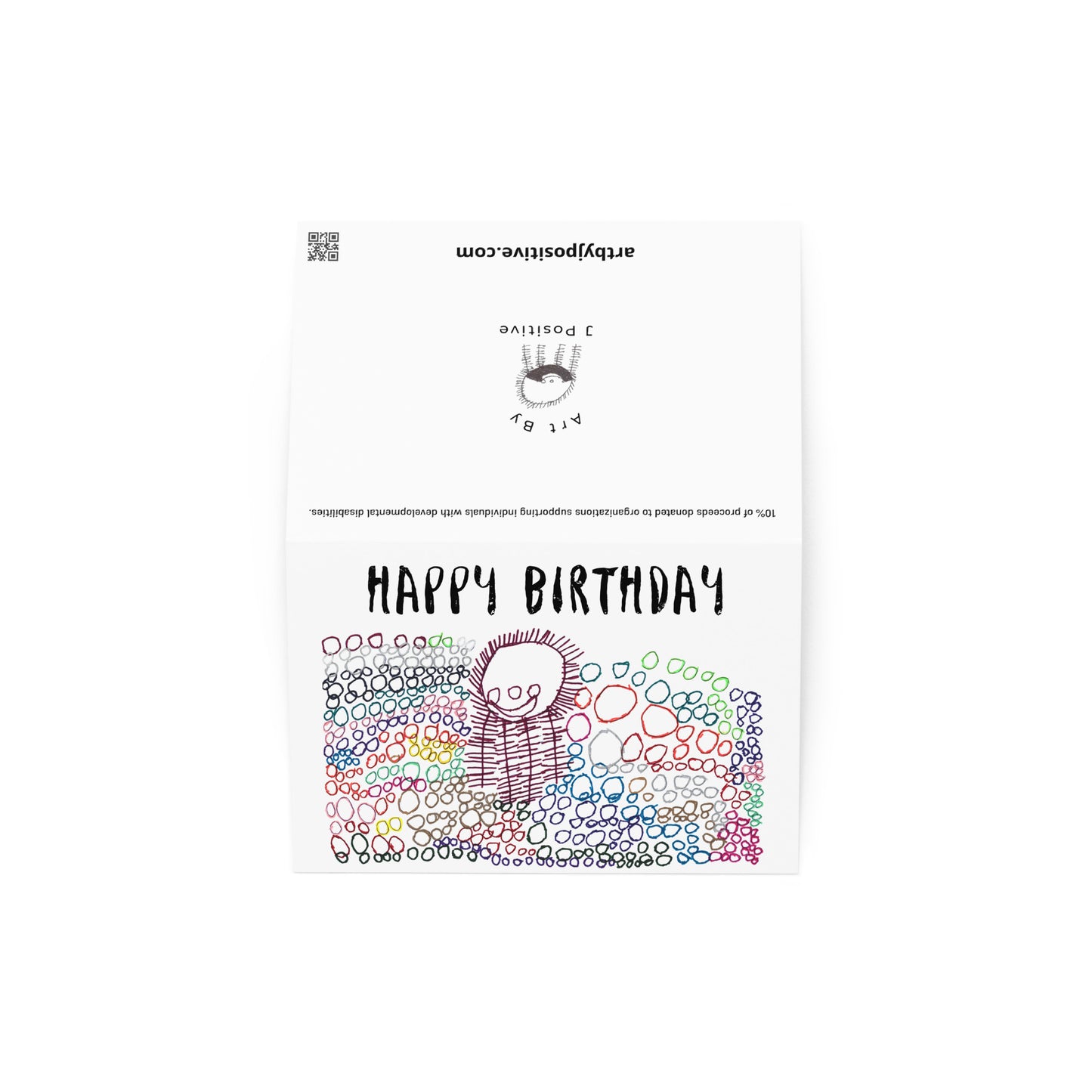 Greeting card - "Birthday Balloons"