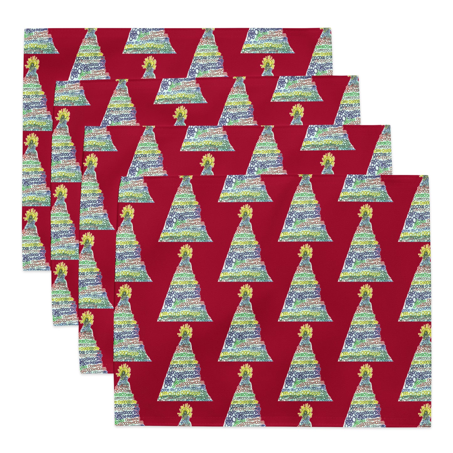 Placemat Set of 4 - "My Christmas Tree"