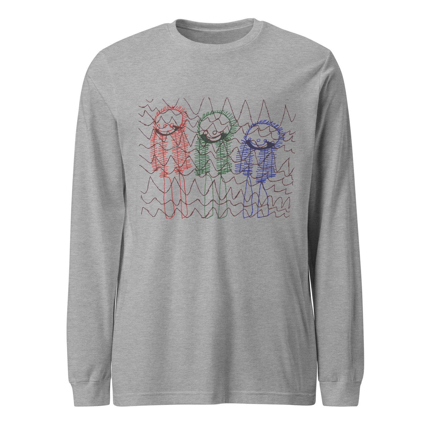 Women's Long Sleeve Tee - "Skiing Moguls at Tremblant"