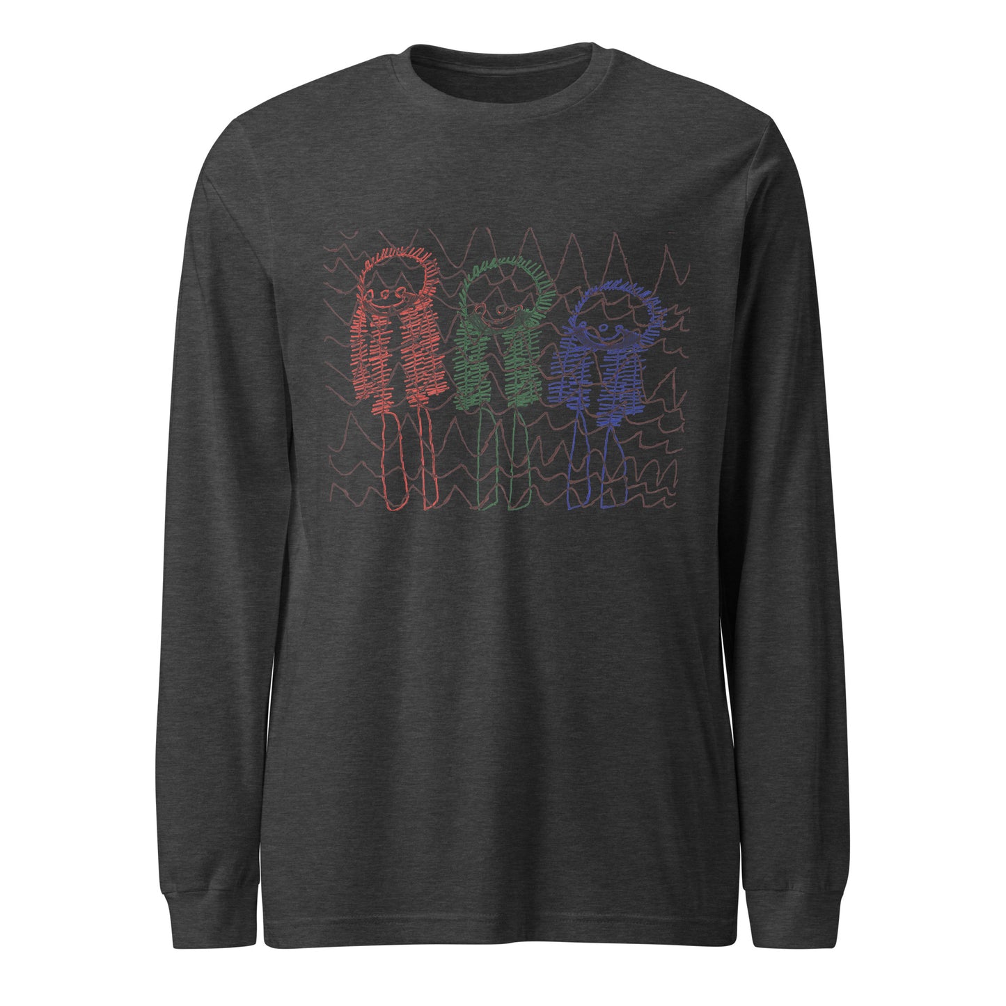 Women's Long Sleeve Tee - "Skiing Moguls at Tremblant"