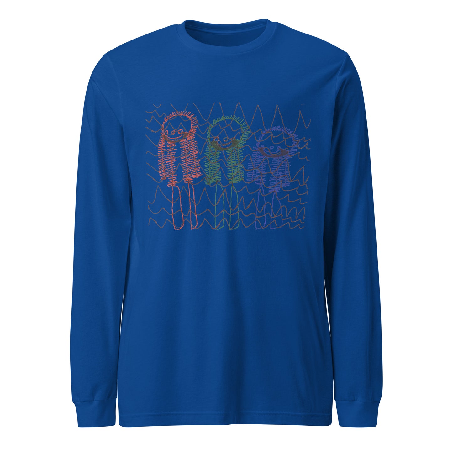 Women's Long Sleeve Tee - "Skiing Moguls at Tremblant"