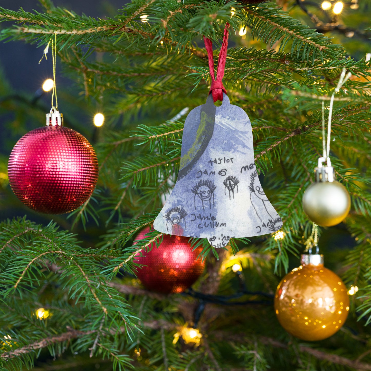 Wooden ornament & magnet - "Songwriters"