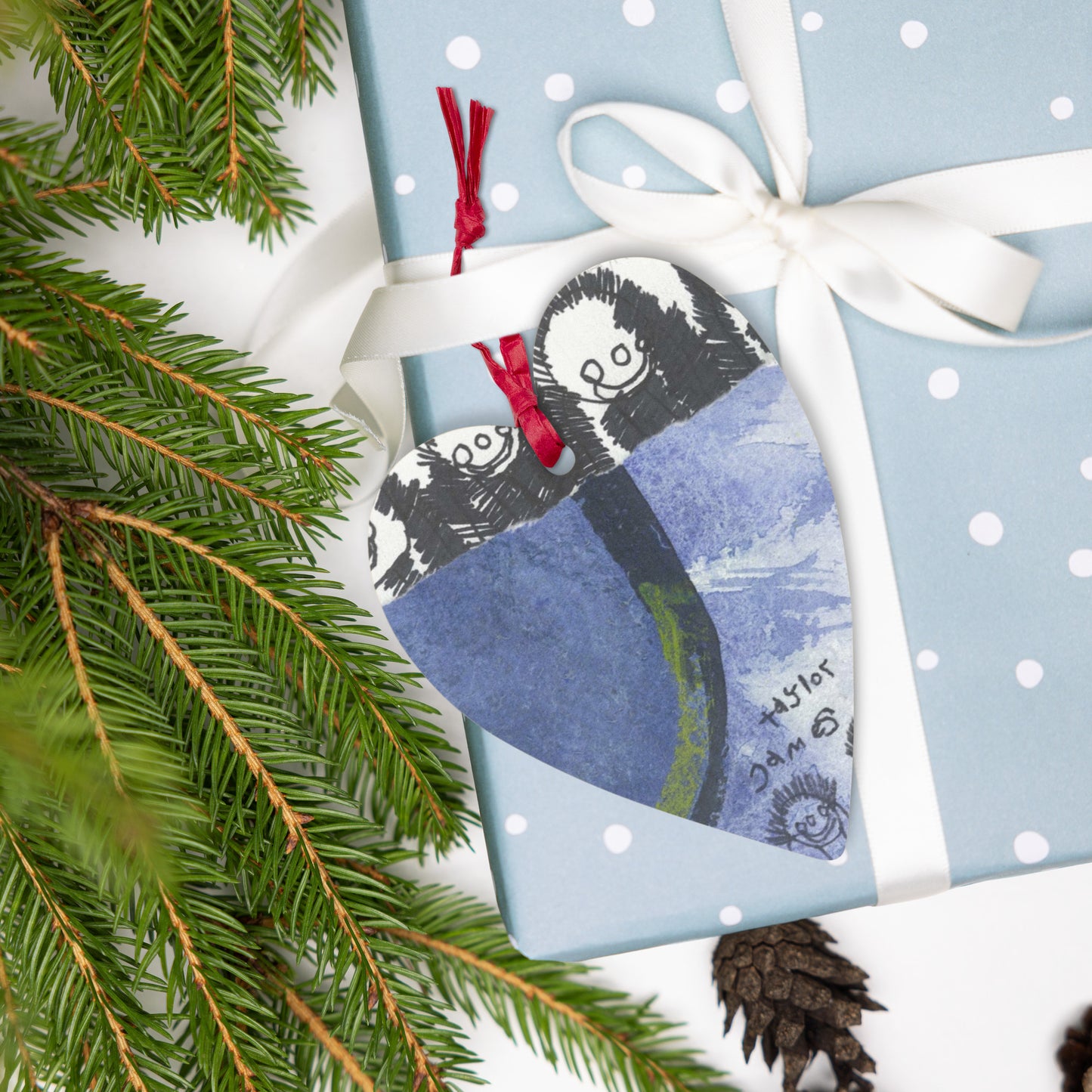 Wooden ornament & magnet - "Songwriters"