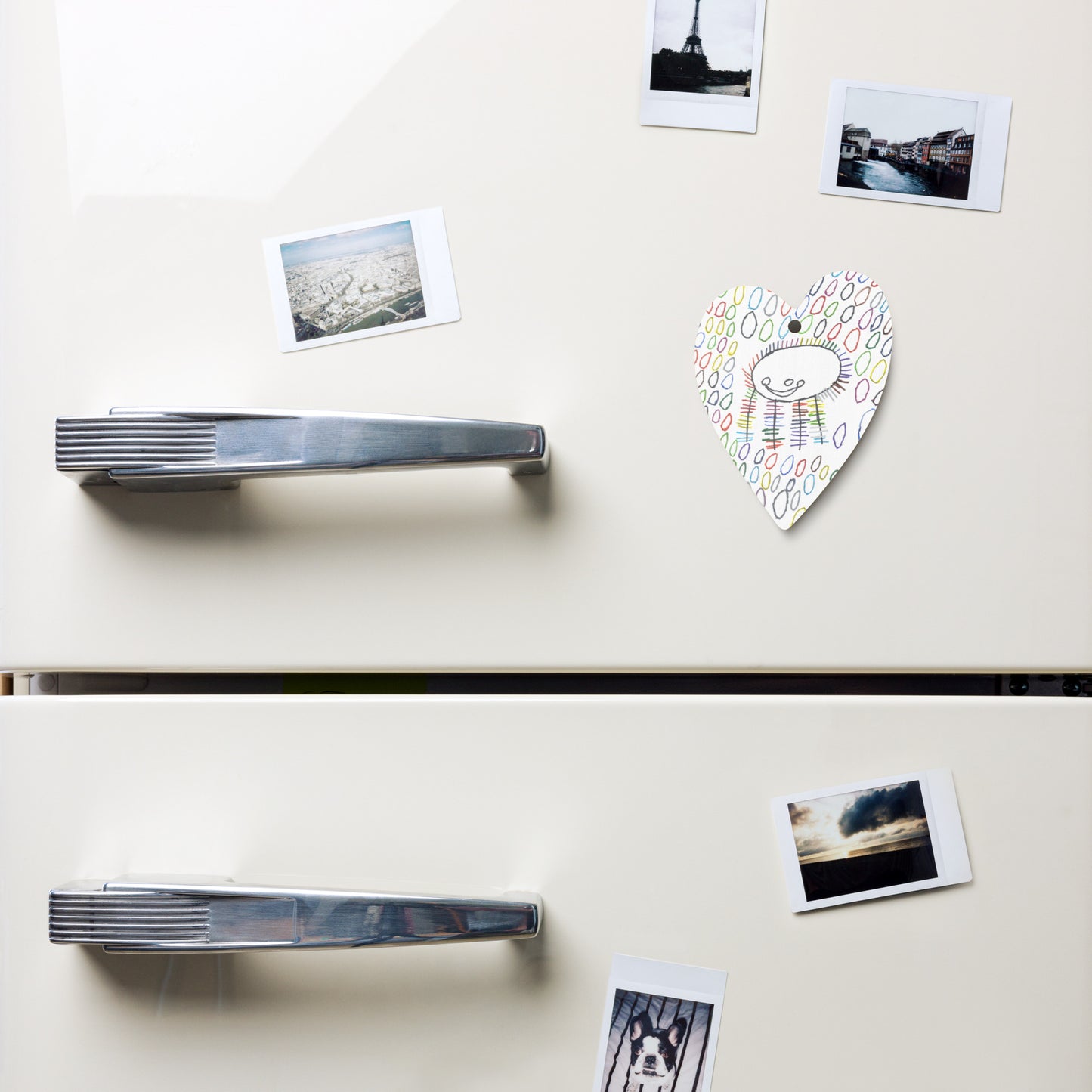 Wooden ornament & magnet - "Me and My Markers"