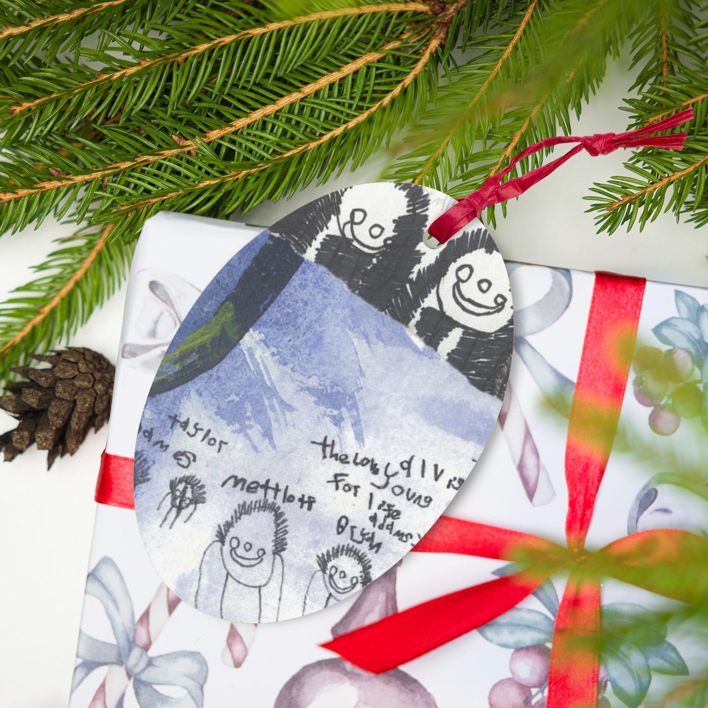 Wooden ornament & magnet - "Songwriters"