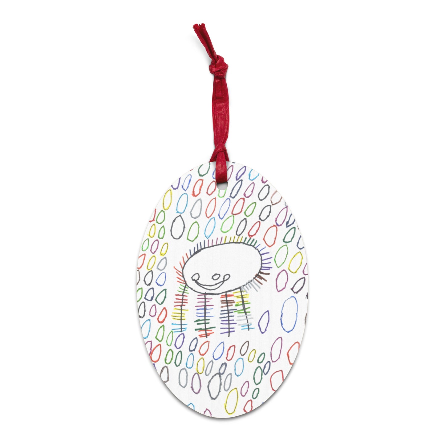 Wooden ornament & magnet - "Me and My Markers"