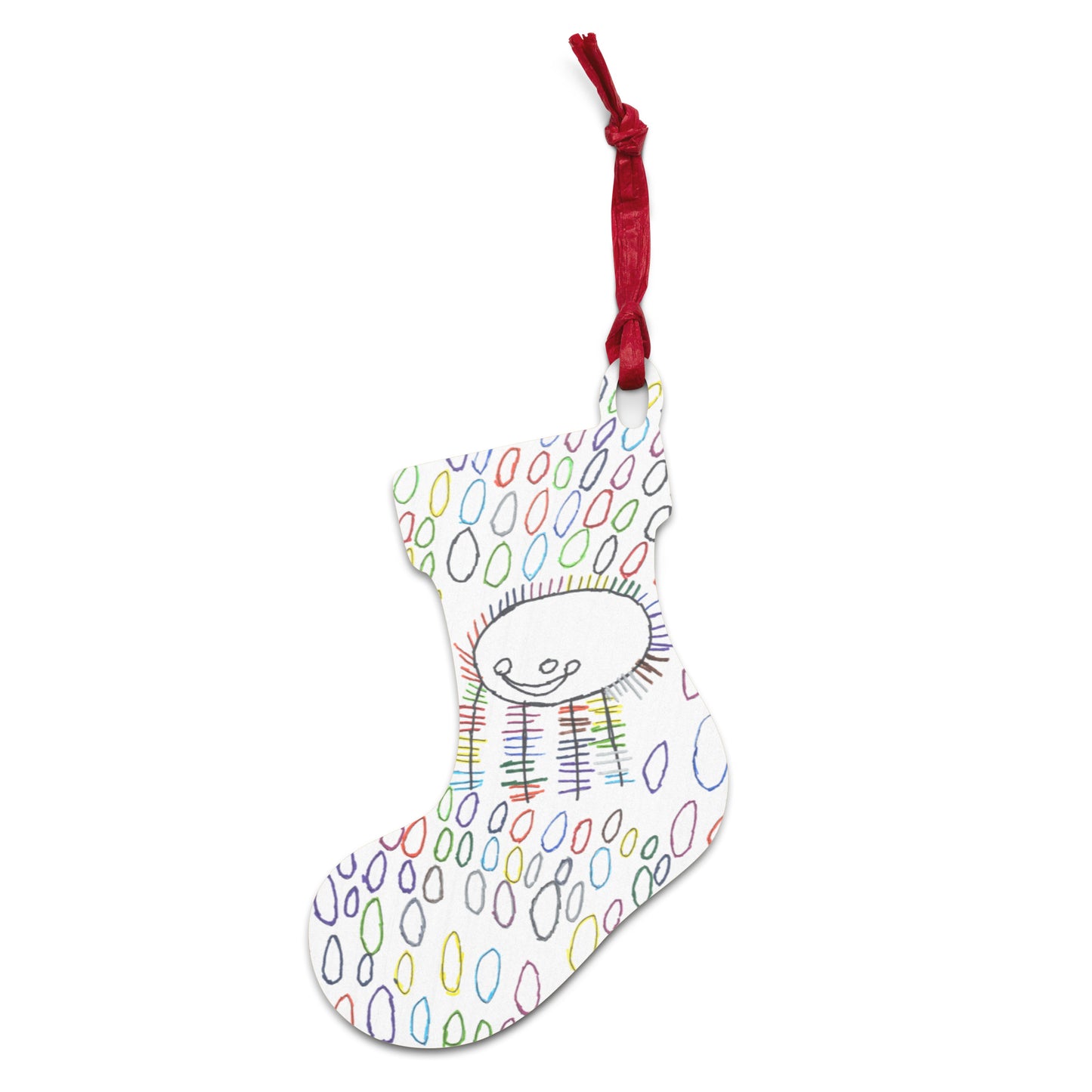 Wooden ornament & magnet - "Me and My Markers"