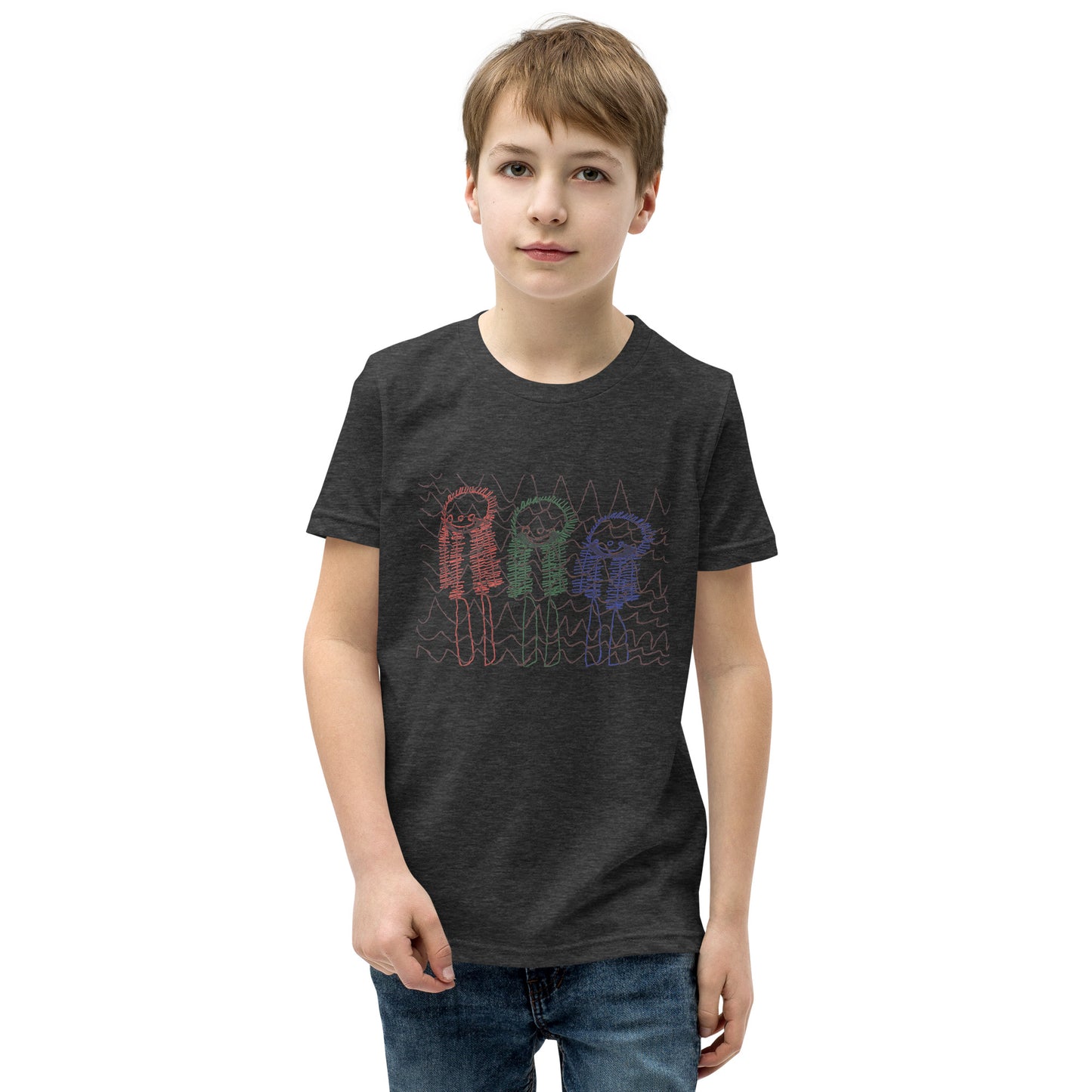 Youth Tee - "Skiing Moguls at Tremblant"