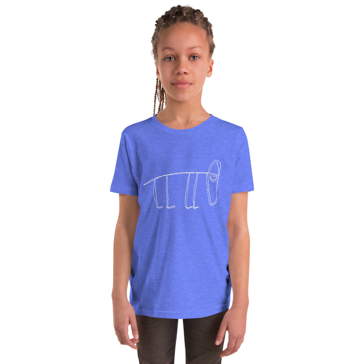 Youth Tee - "Museum Dinosaur" light image