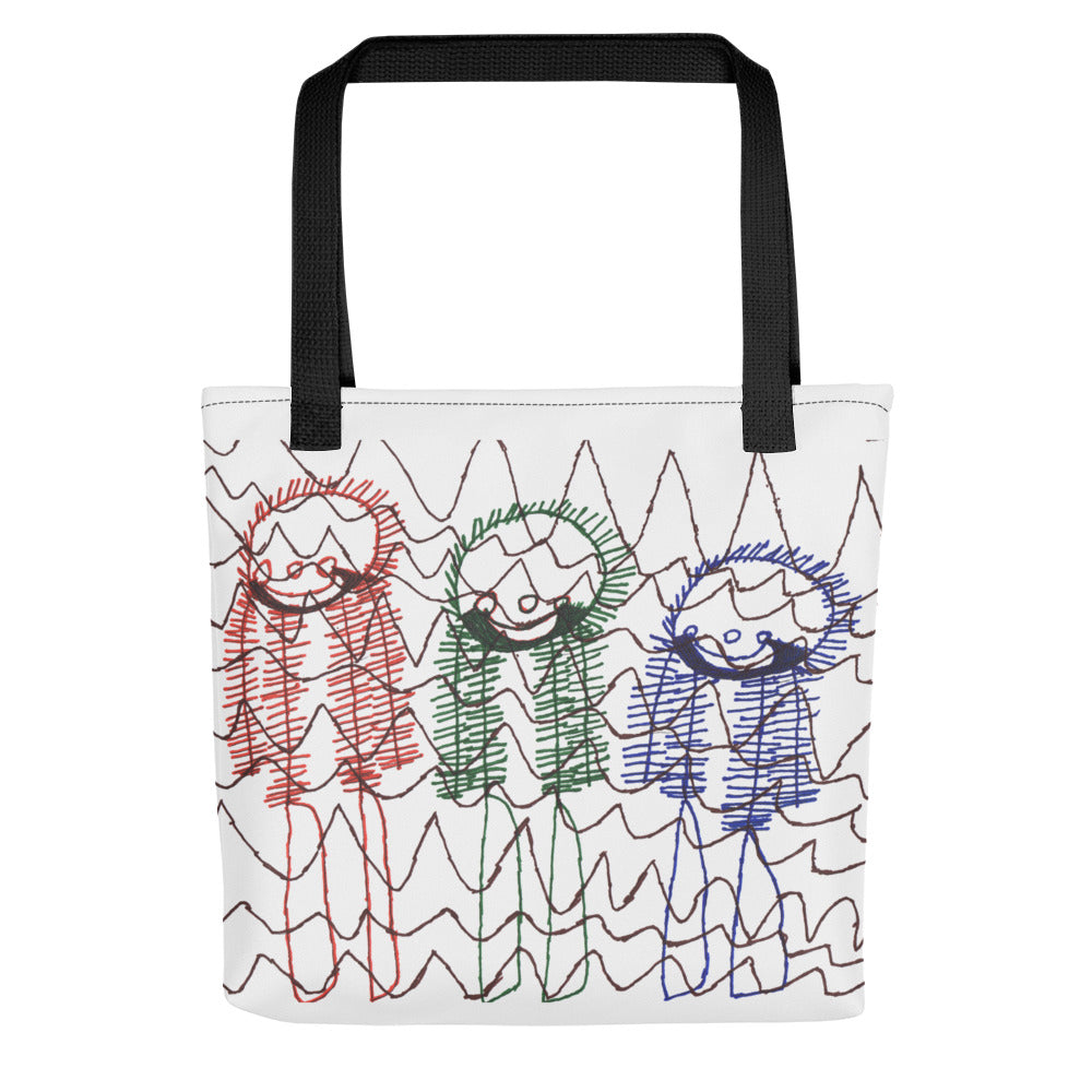 Tote bag - "Skiing Moguls at Tremblant"