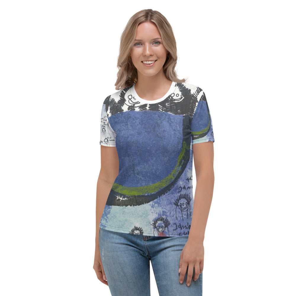 Women's wrap-around tee - "Songwriters"