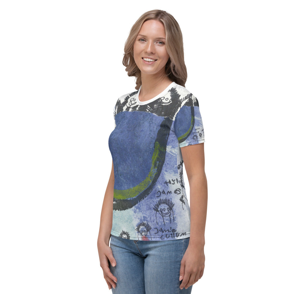 Women's wrap-around tee - "Songwriters"