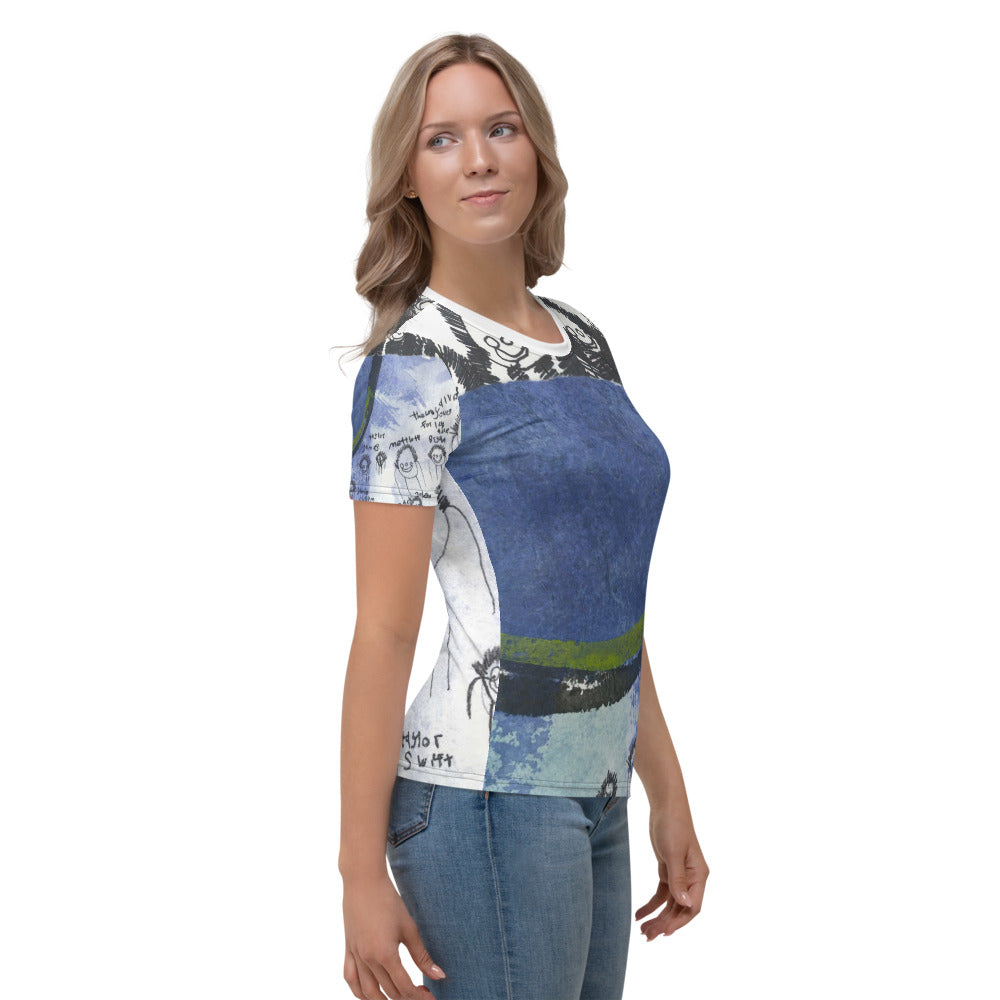 Women's wrap-around tee - "Songwriters"