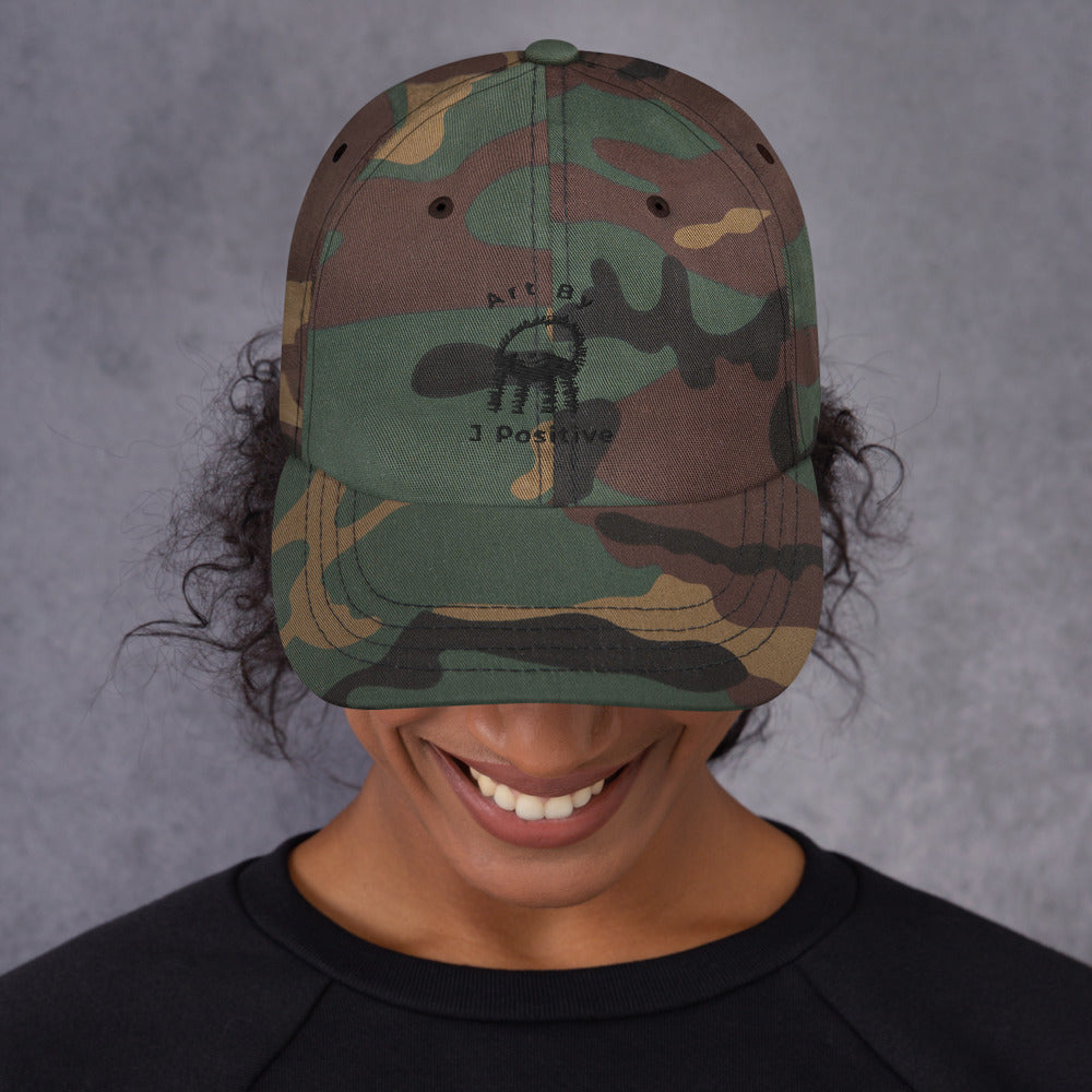 Baseball cap - Art By J Positive dark image logo
