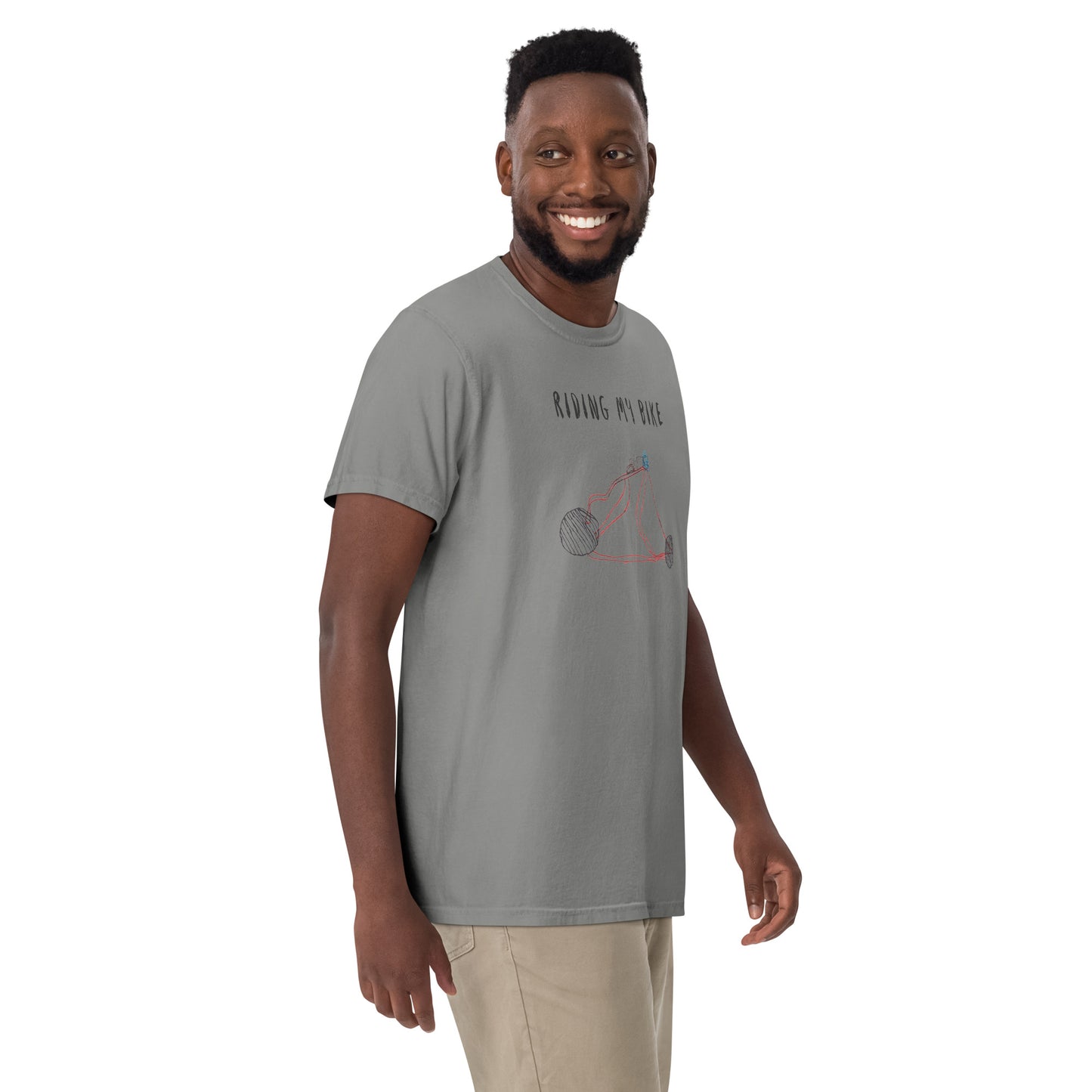 Men’s tee - "Riding My Bike"