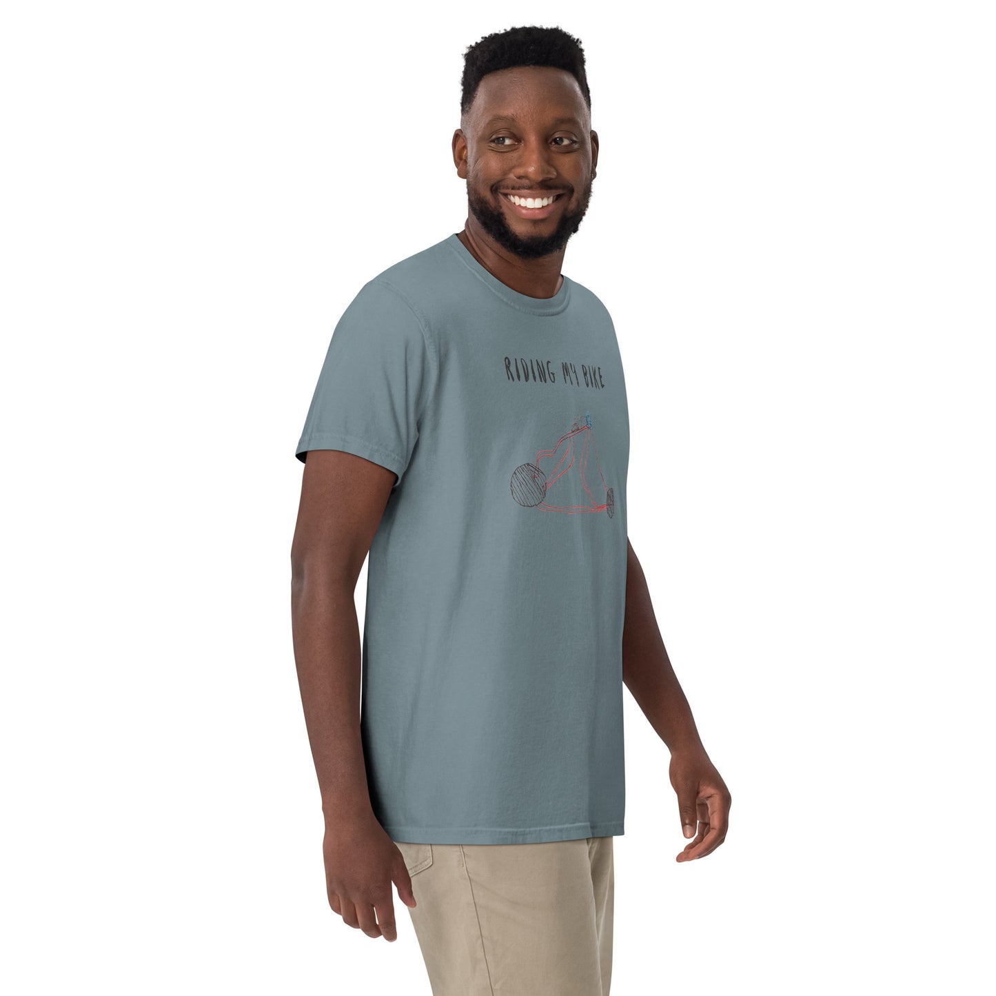 Men’s tee - "Riding My Bike"
