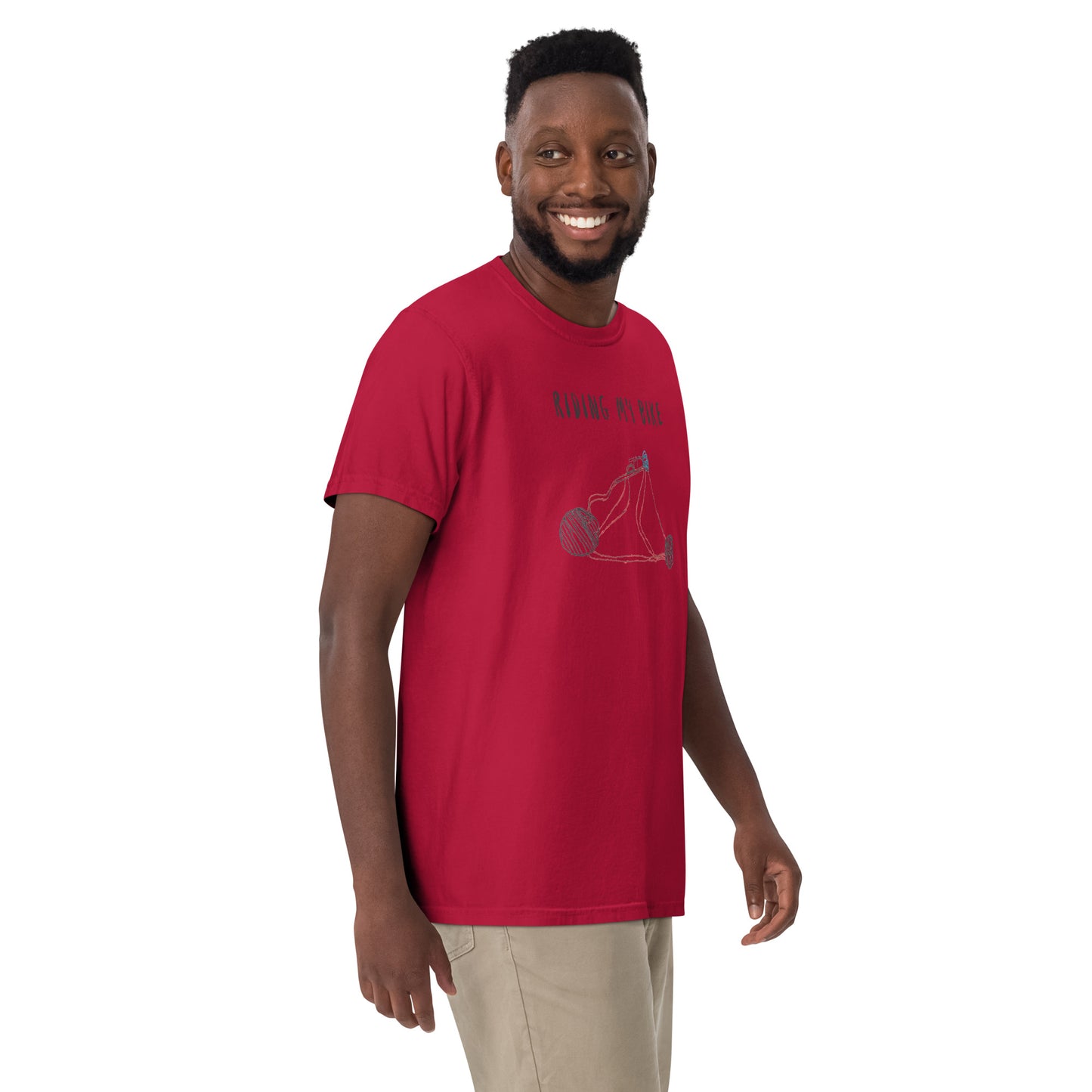 Men’s tee - "Riding My Bike"