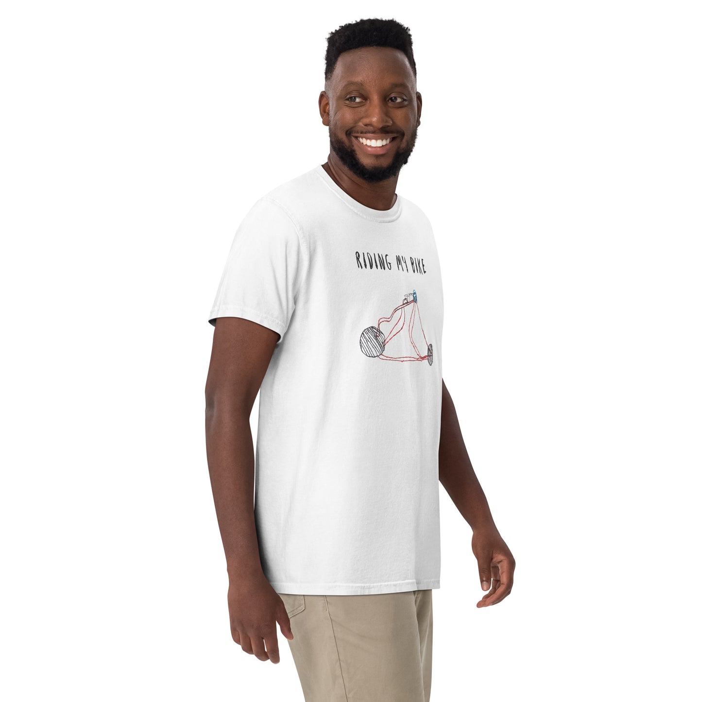 Men’s tee - "Riding My Bike"
