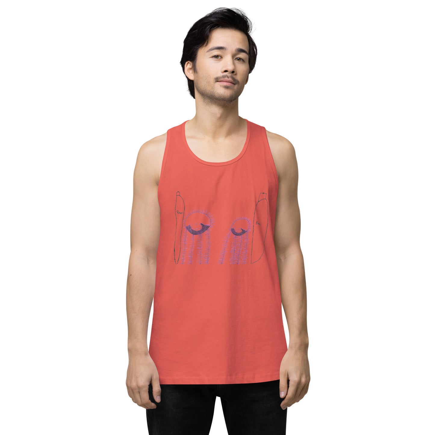 Men’s tank top - "Drinking Beer With Dad"