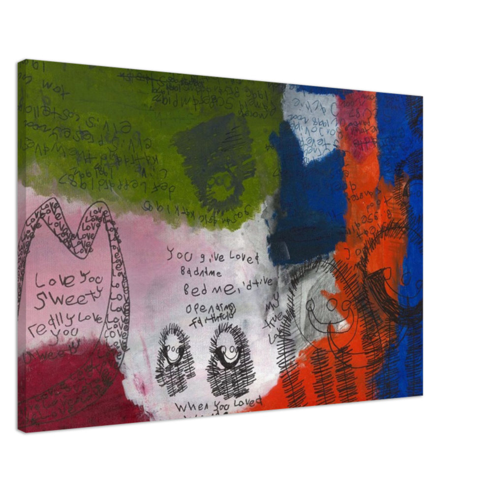 Canvas 24"x36" - "Love and True Love"