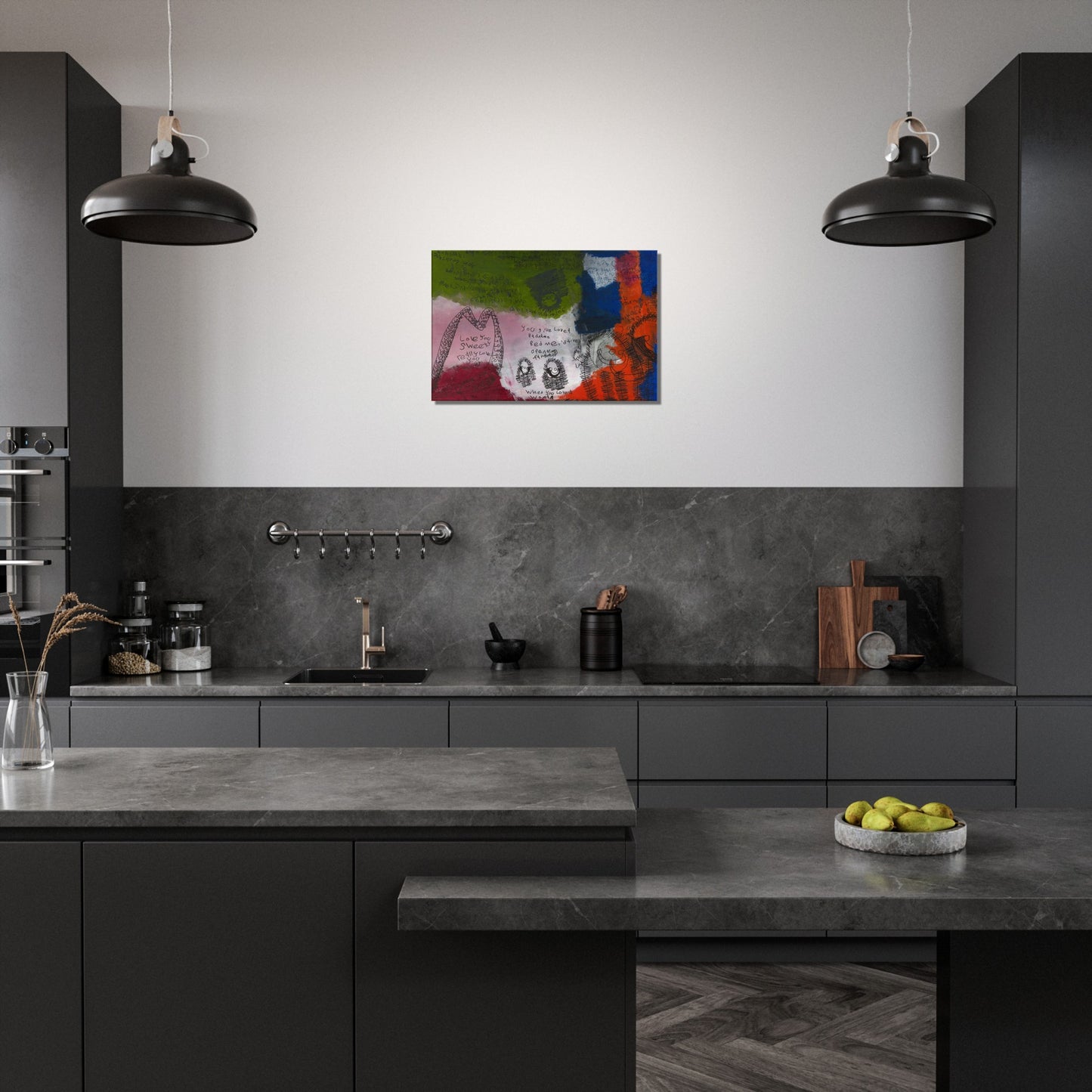 Canvas 16"x24" - "Love and True Love"