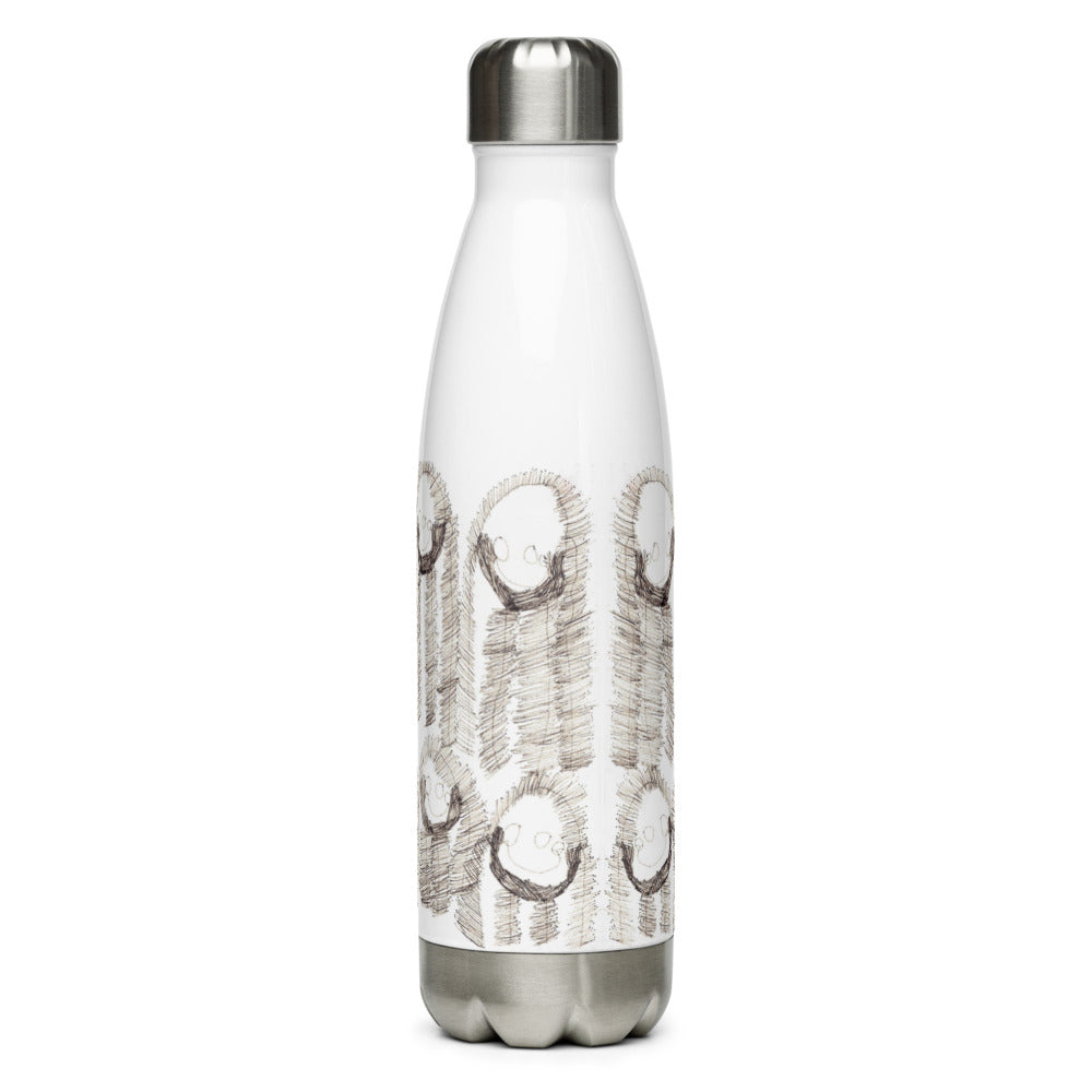 Stainless Steel Water Bottle - "Happy Family" dark image
