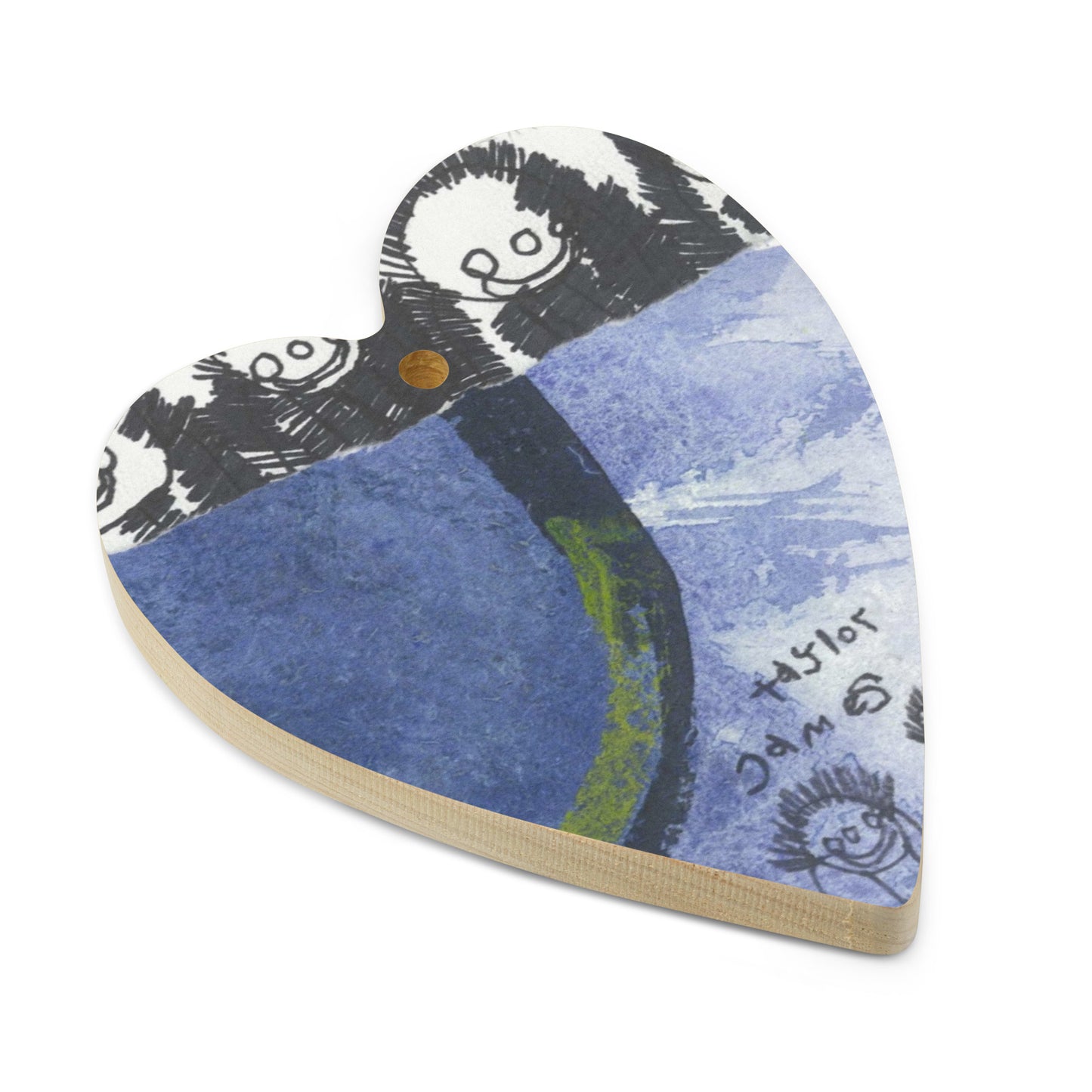 Wooden ornament & magnet - "Songwriters"