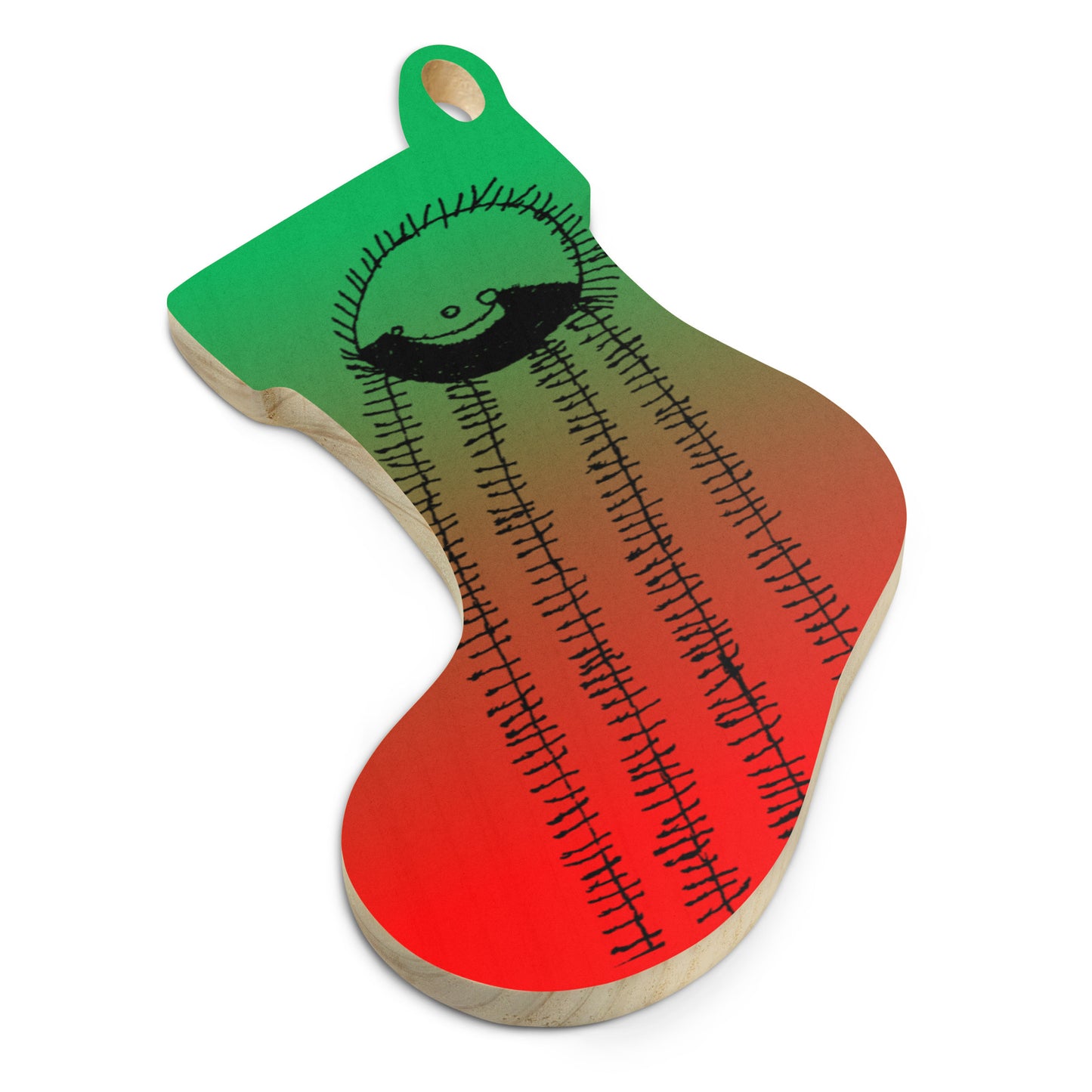 Wooden ornament & magnet - "Just Me"